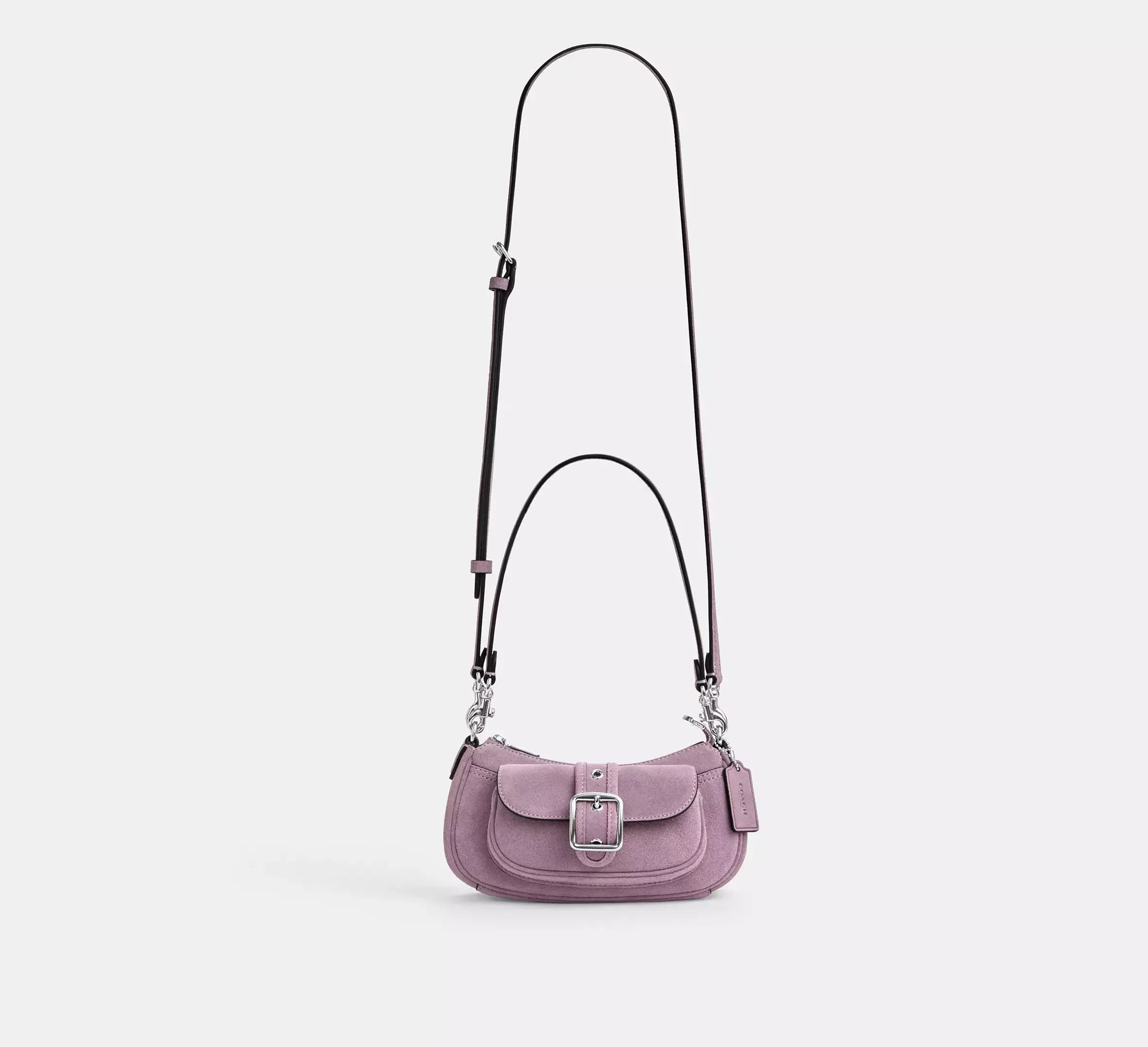 Coach Ashton Mini Shoulder Bag – Silver/Light Violet - Sneaker Türkiye