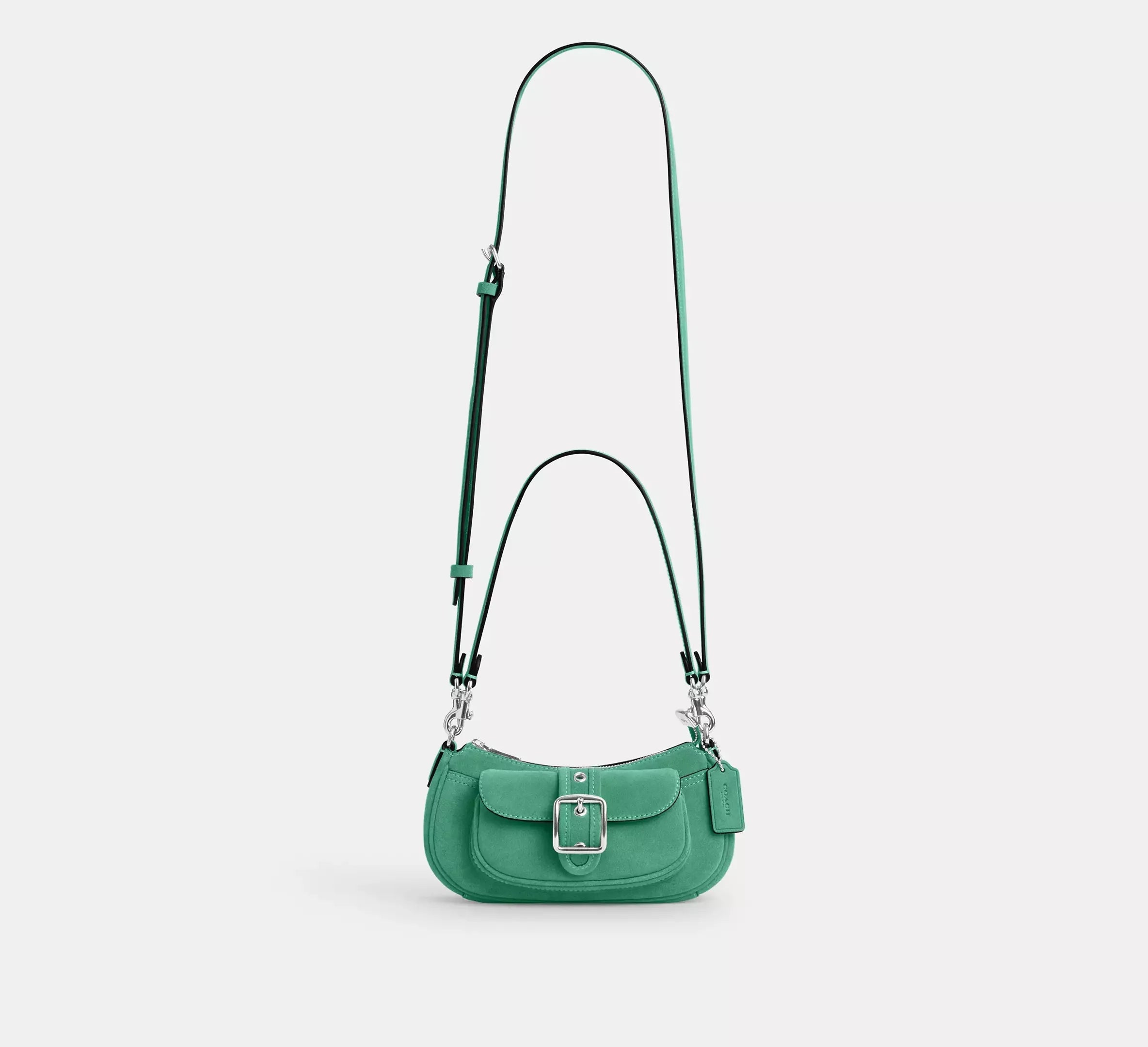 Coach Ashton Mini Shoulder Bag – Silver/Mint - Sneaker Türkiye