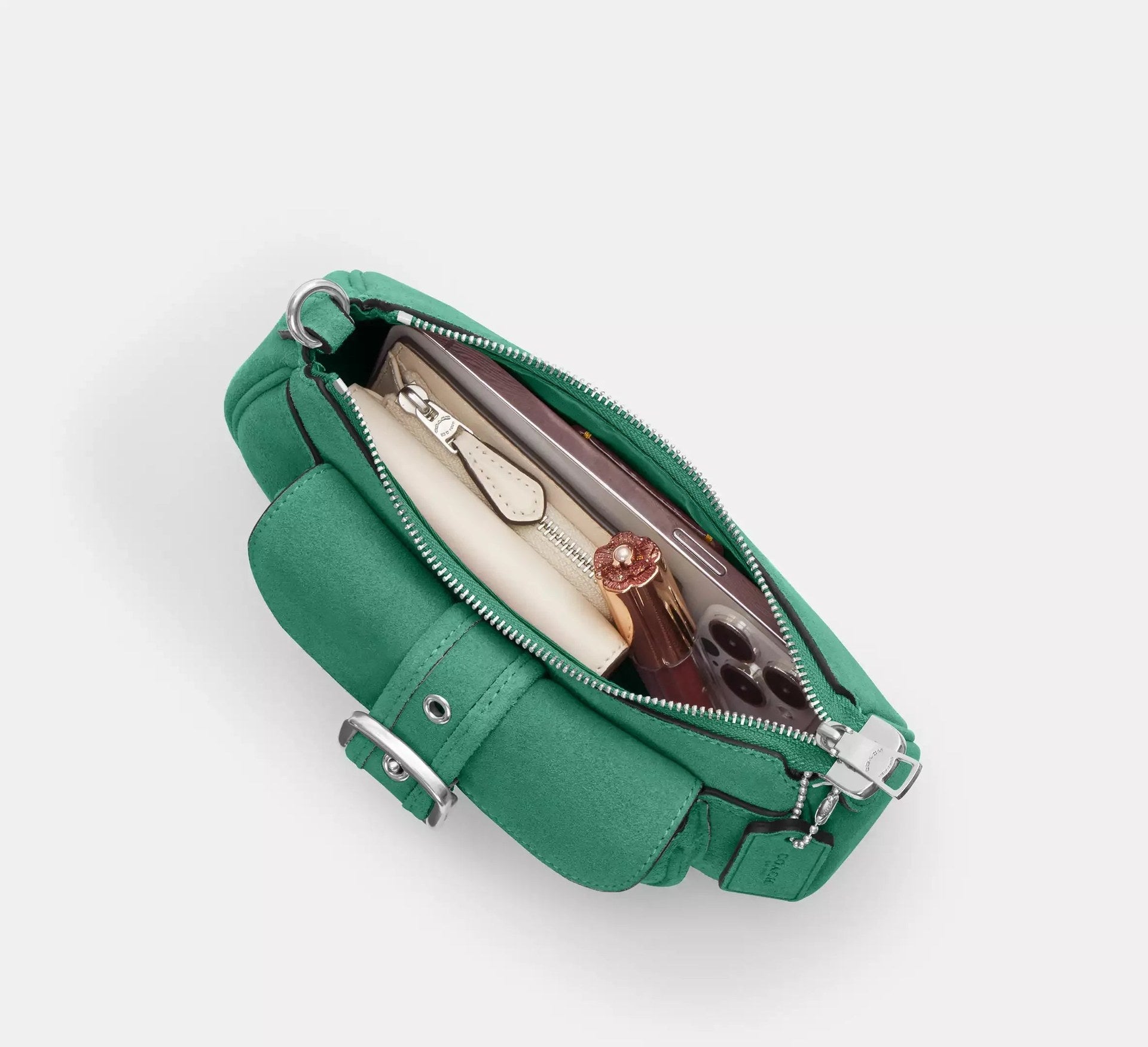 Coach Ashton Mini Shoulder Bag – Silver/Mint - Sneaker Türkiye