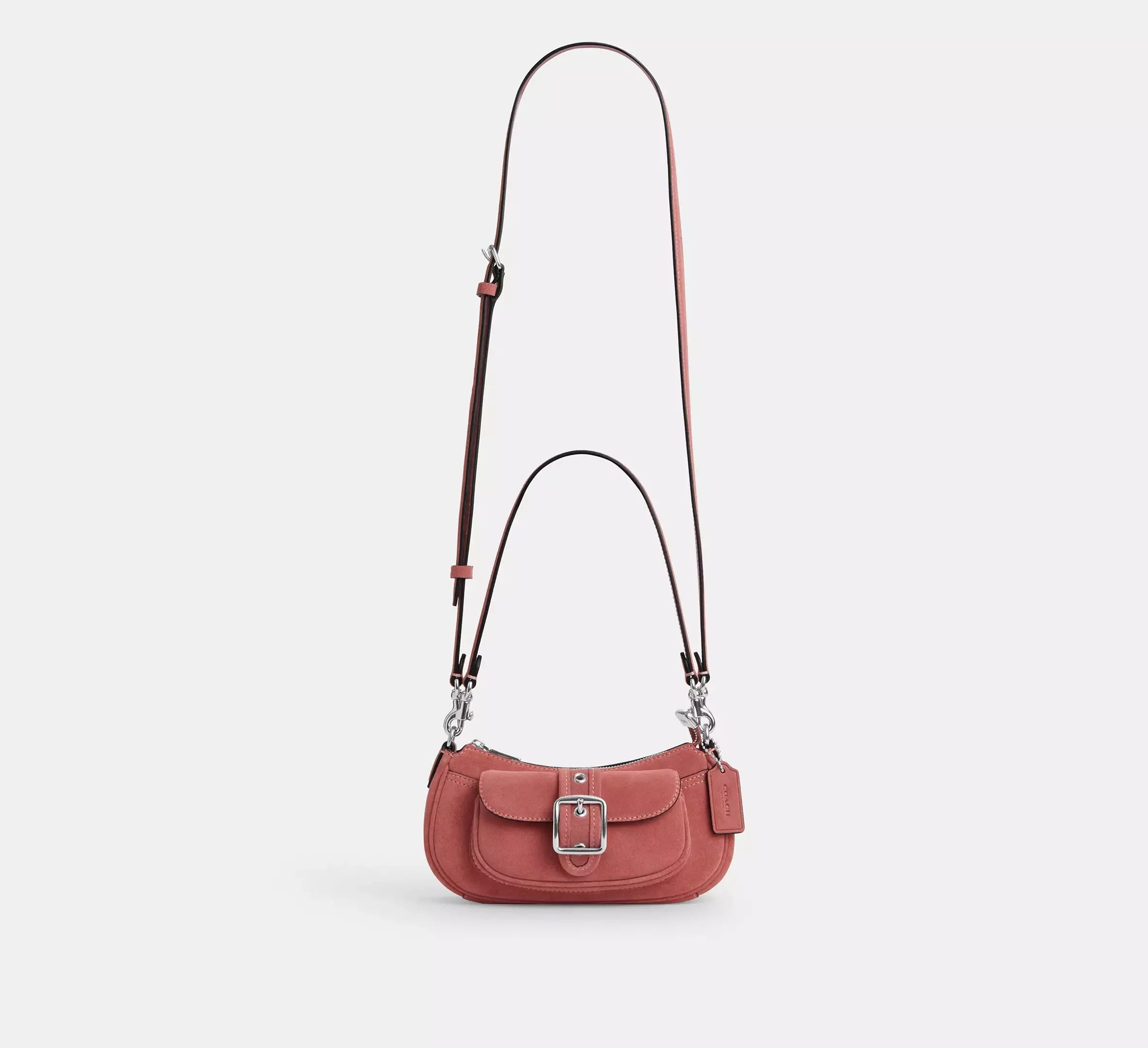 Coach Ashton Mini Shoulder Bag – Silver/Pink - Sneaker Türkiye