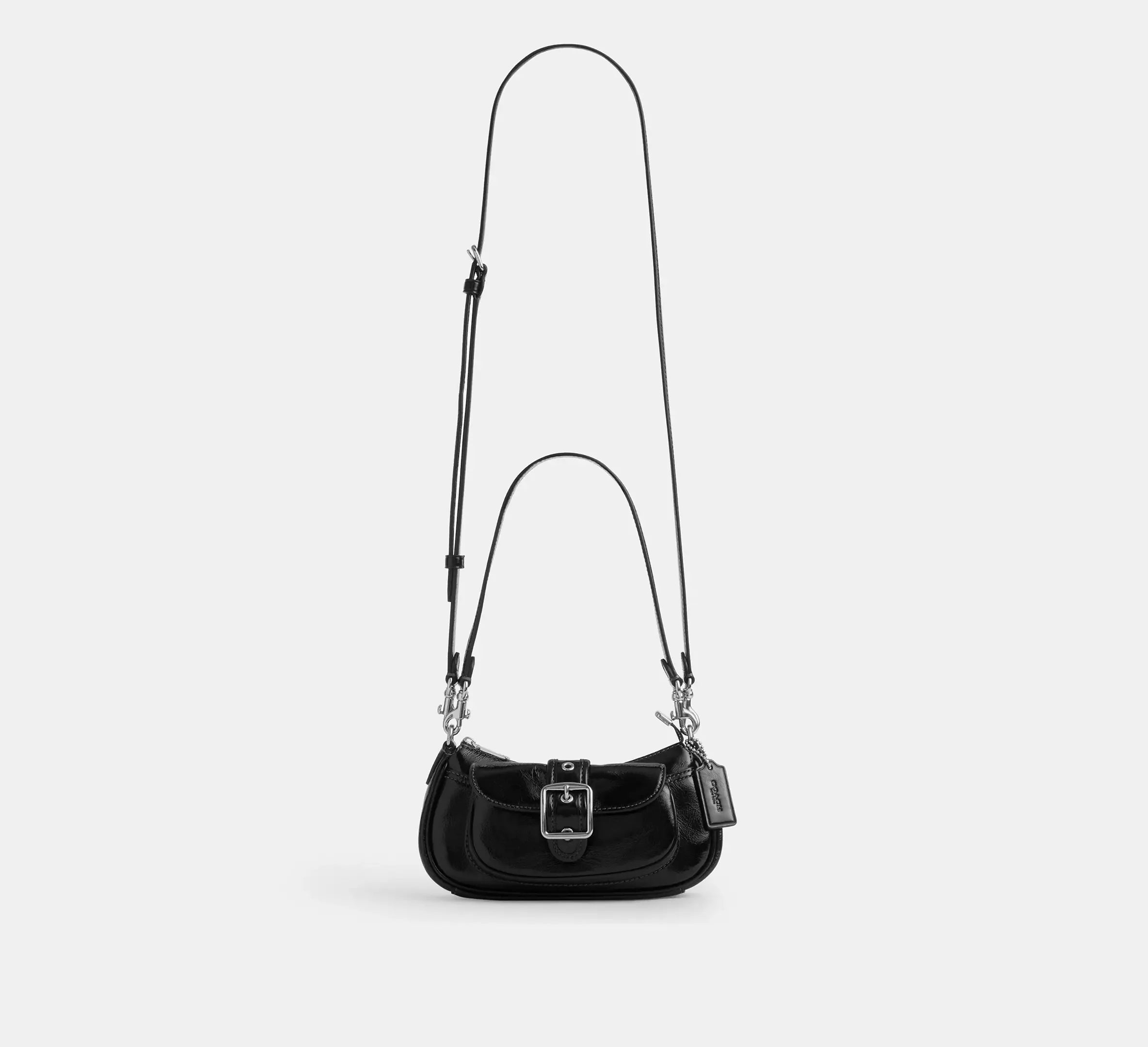 Coach Ashton Mini Shoulder Bag – Silver/Black - Sneaker Türkiye