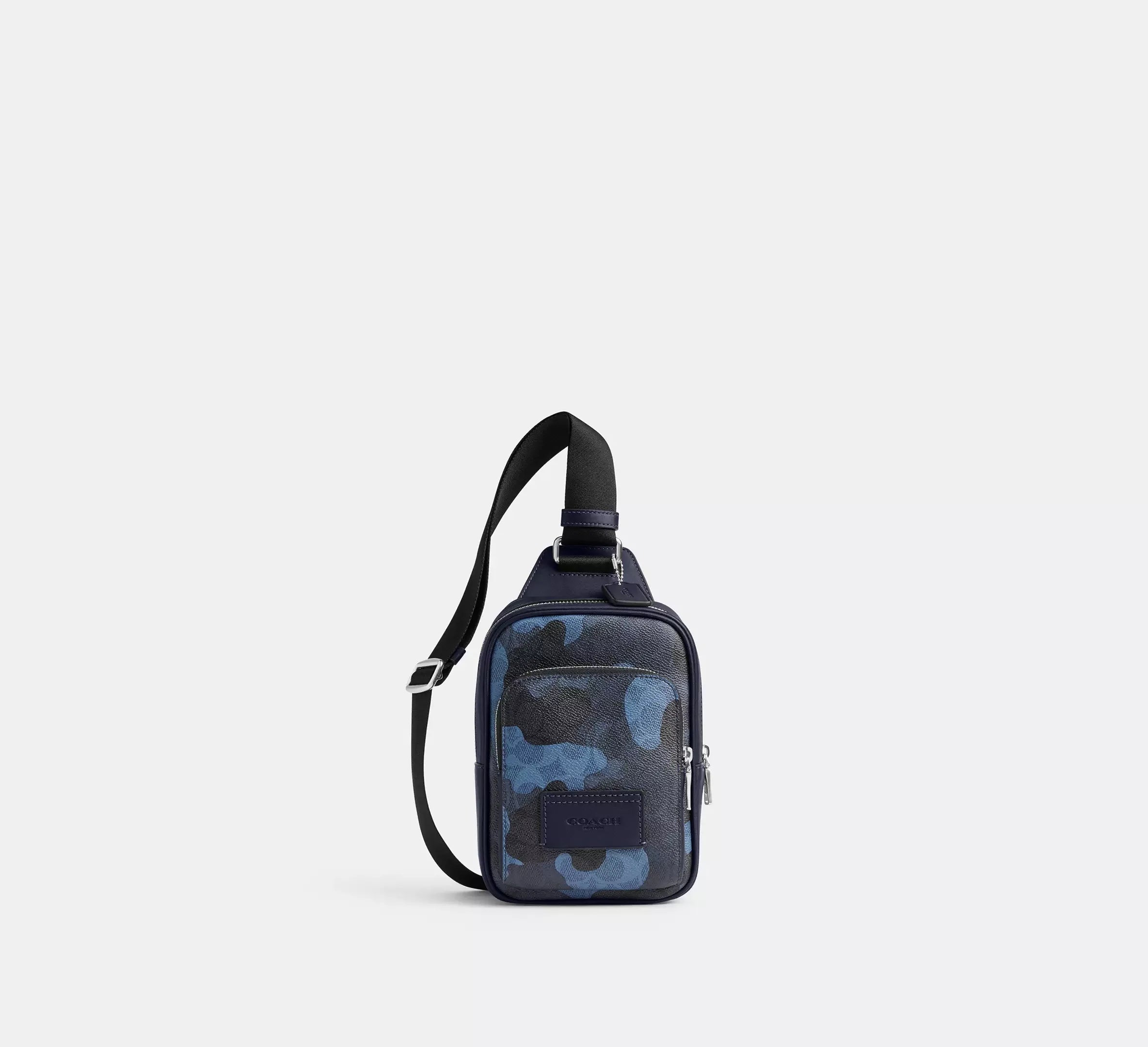Coach Racer Sling Pack In Signature Camo Print – Silver - Sneaker Türkiye