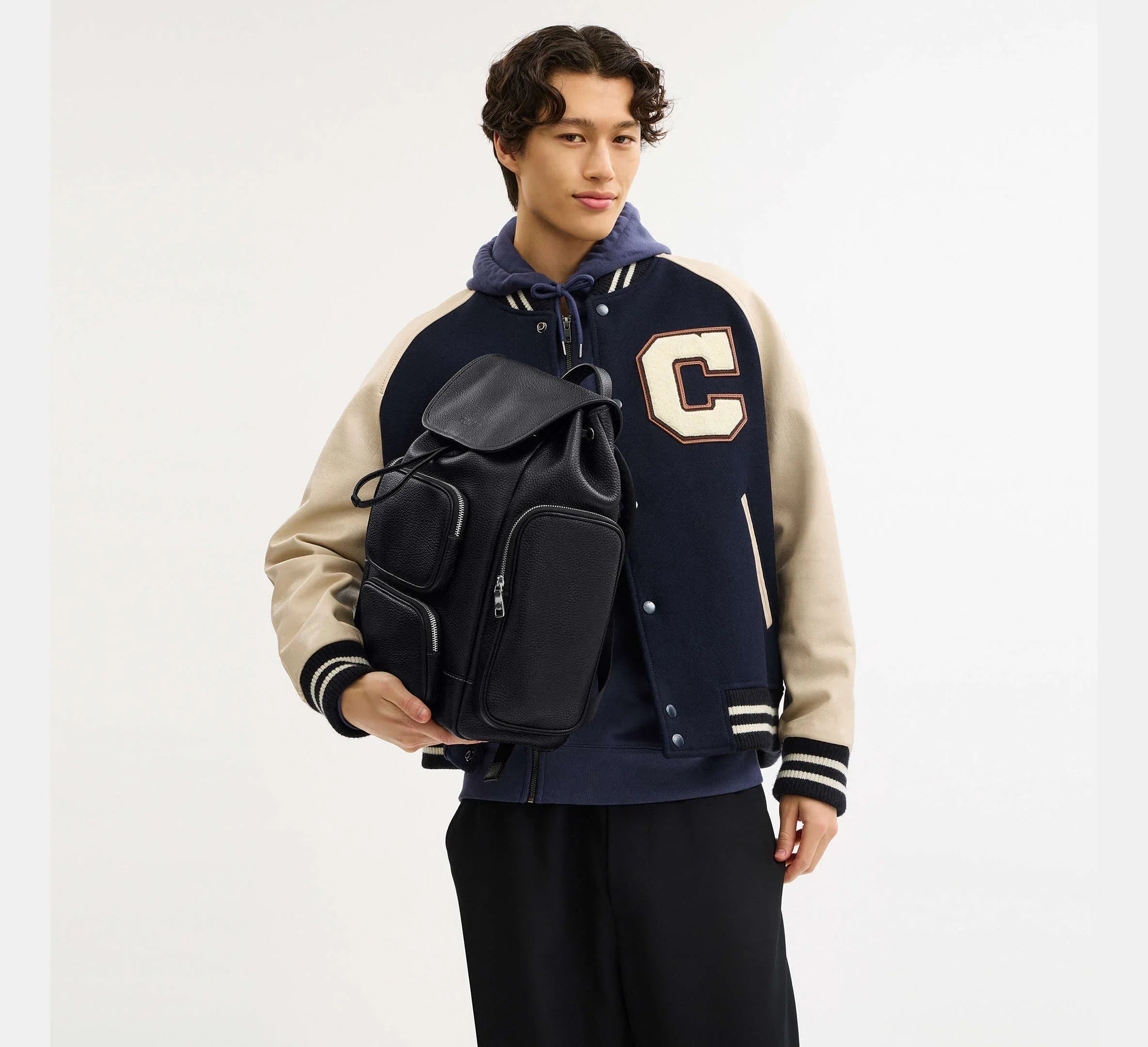 Coach Finn Backpack Silver/Black - Sneaker Türkiye