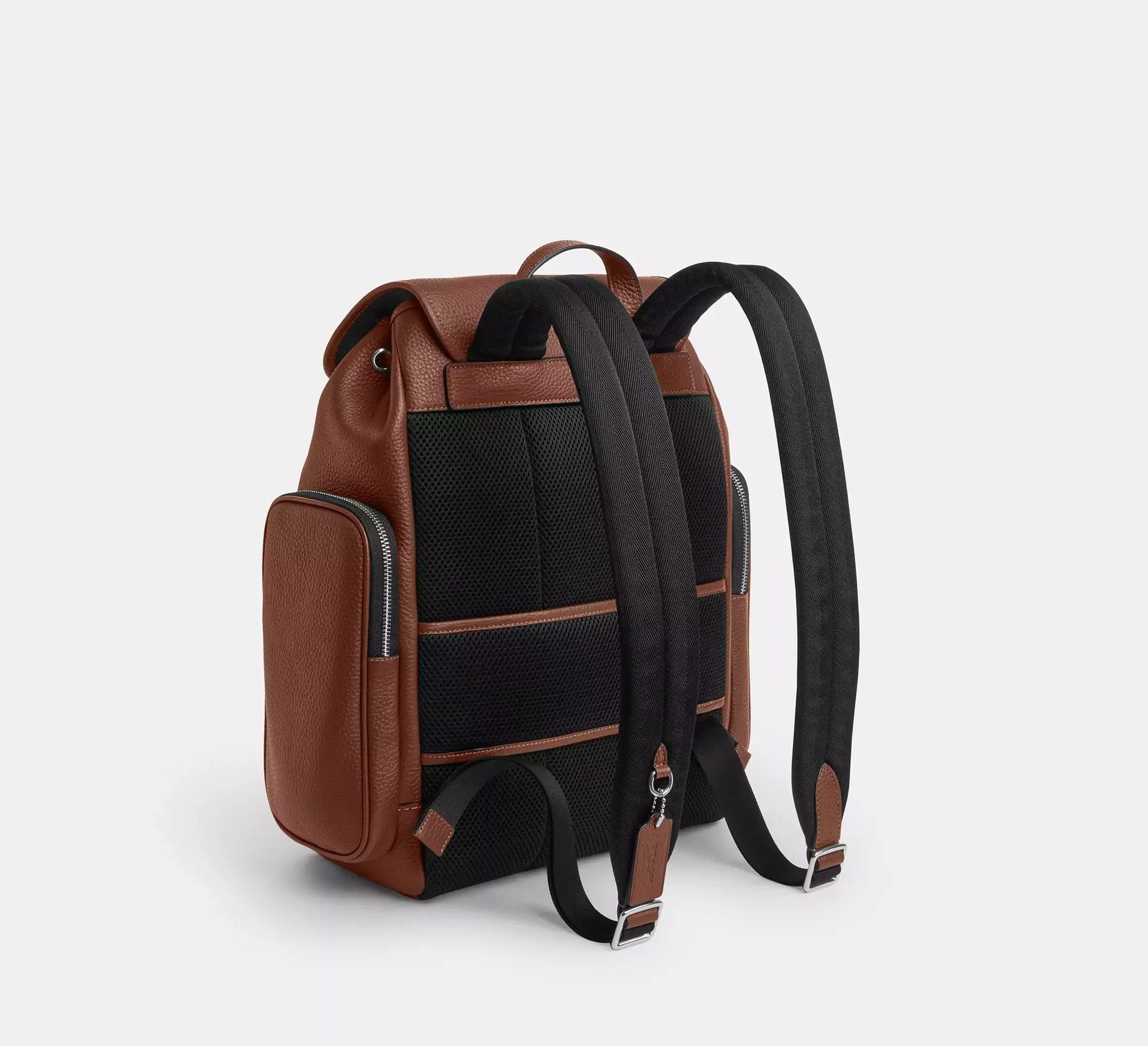 Coach Finn Backpack – Silver/Vintage Brown - Sneaker Türkiye