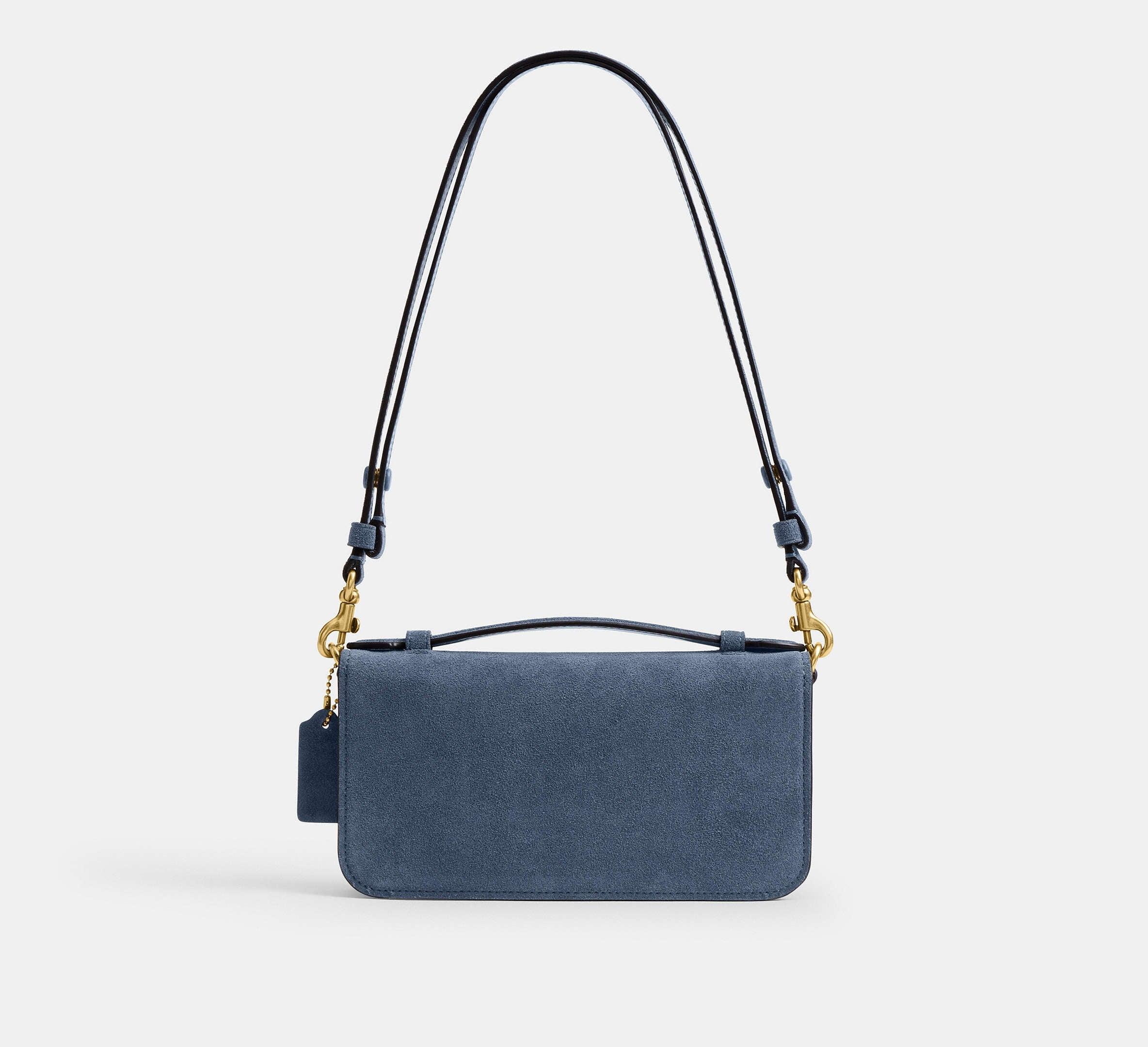 Coach Elora Top Handle Crossbody Bag SEZON – Brass/Light Denim - Sneaker Türkiye
