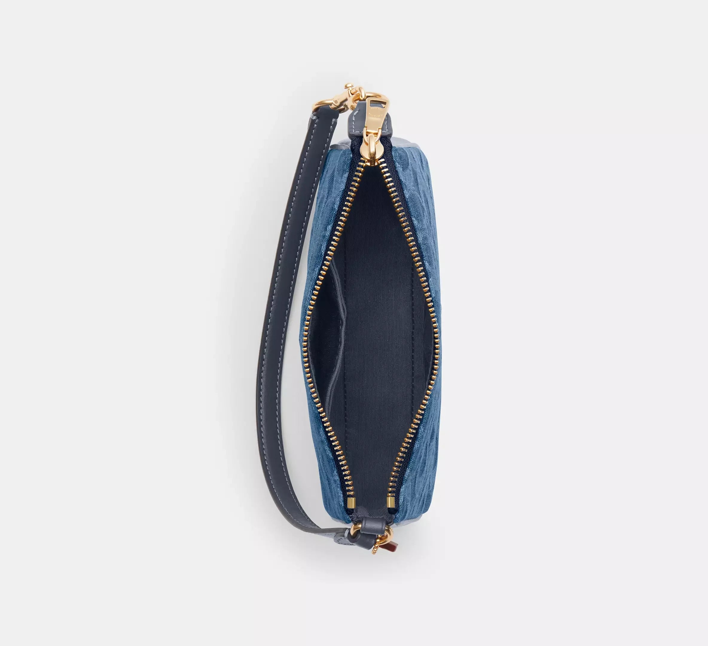 Coach Nolita 19 In Signature Denim – Gold/Indigo - Sneaker Türkiye