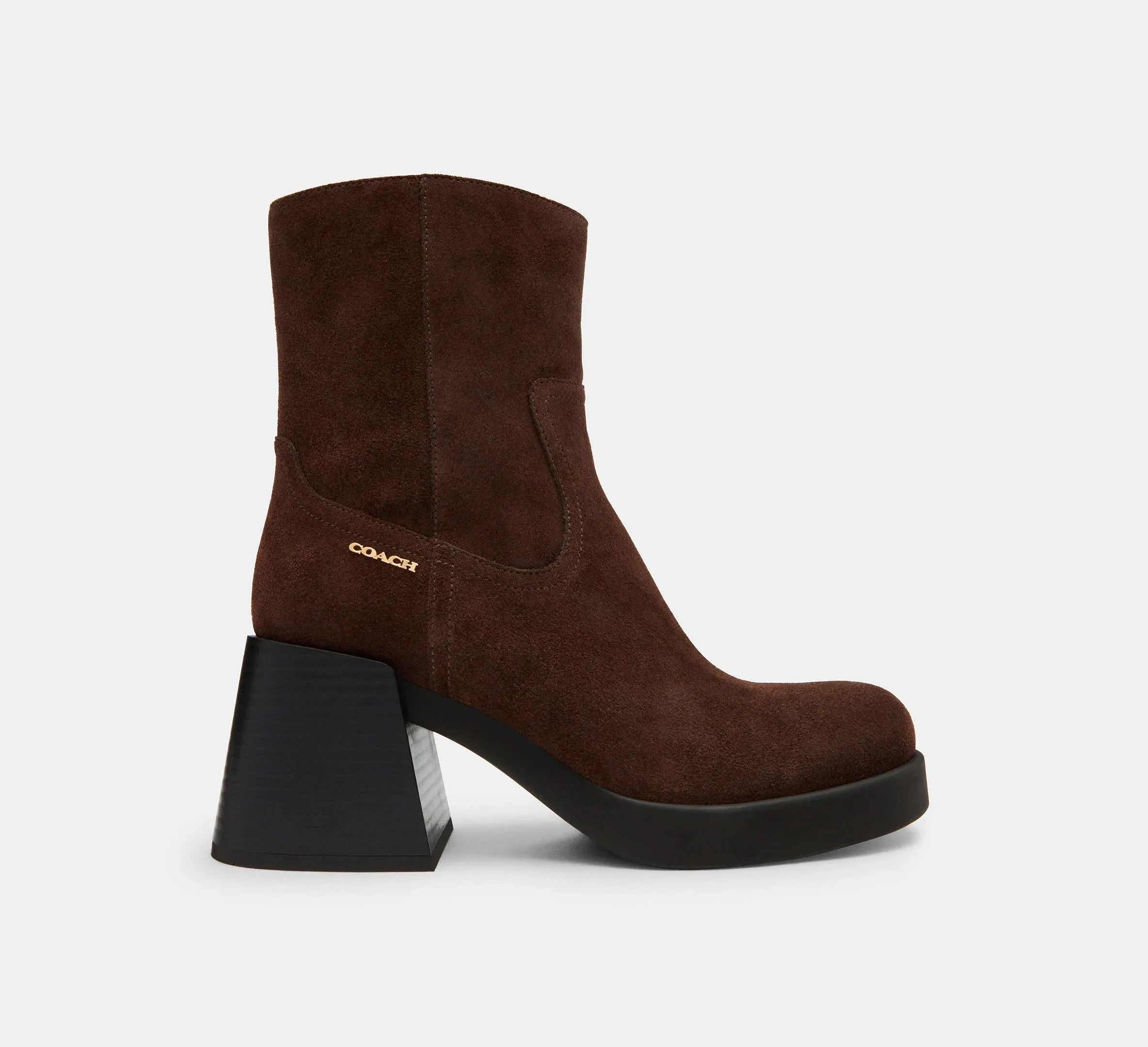Coach Block Heel Boot – Maple - Sneaker Türkiye