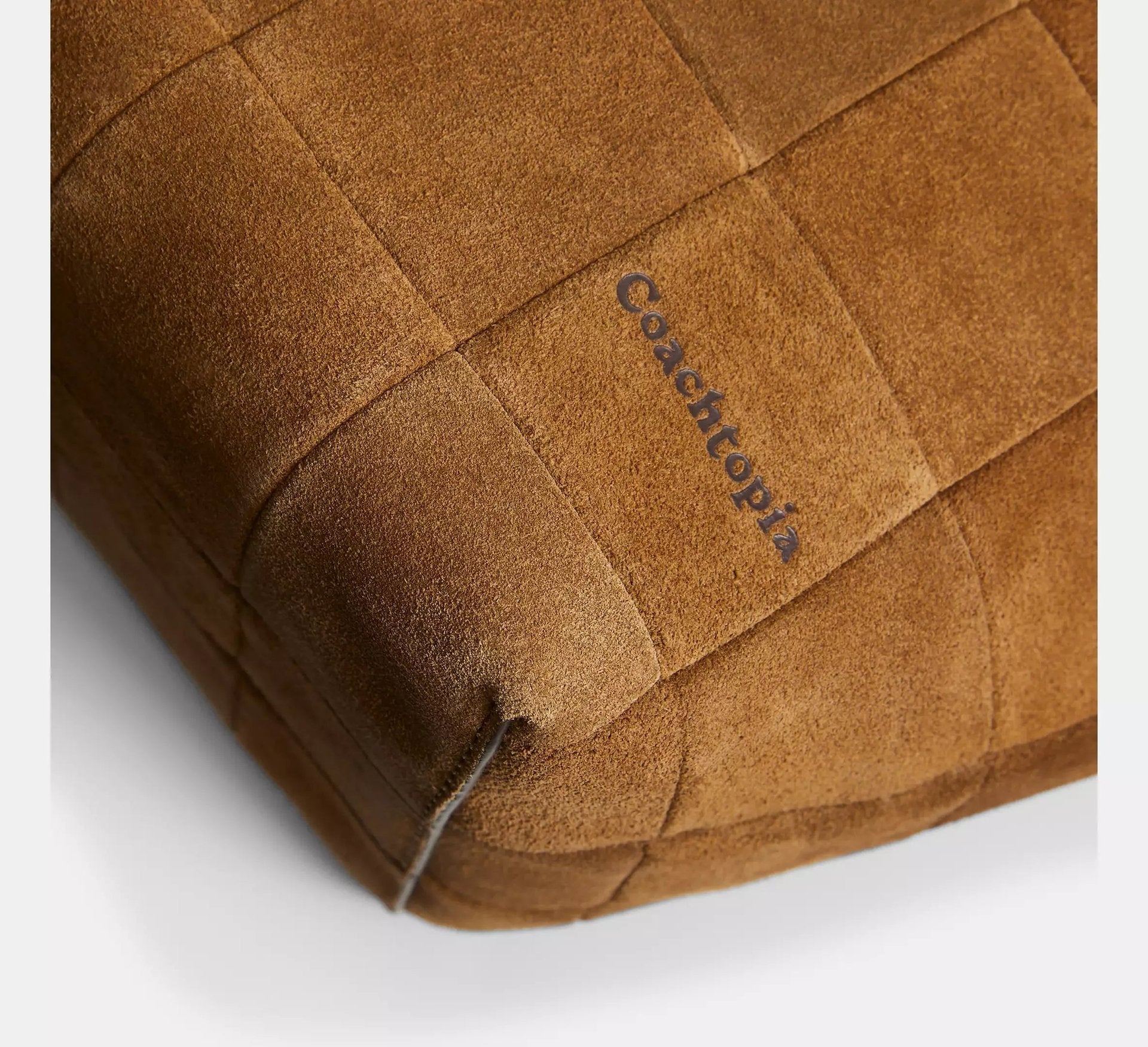 Coach Large Tote Bag In Upcrafted Suede – Cedar Suede - Sneaker Türkiye