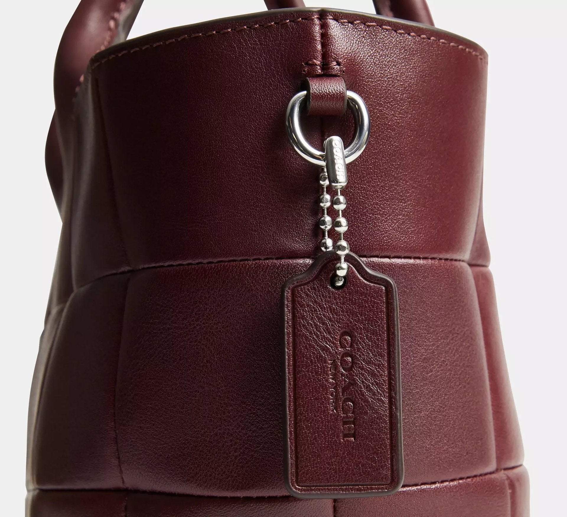 Coach Alter/Ego Small Tote Bag In Upcrafted Leather – Merlot - Sneaker Türkiye