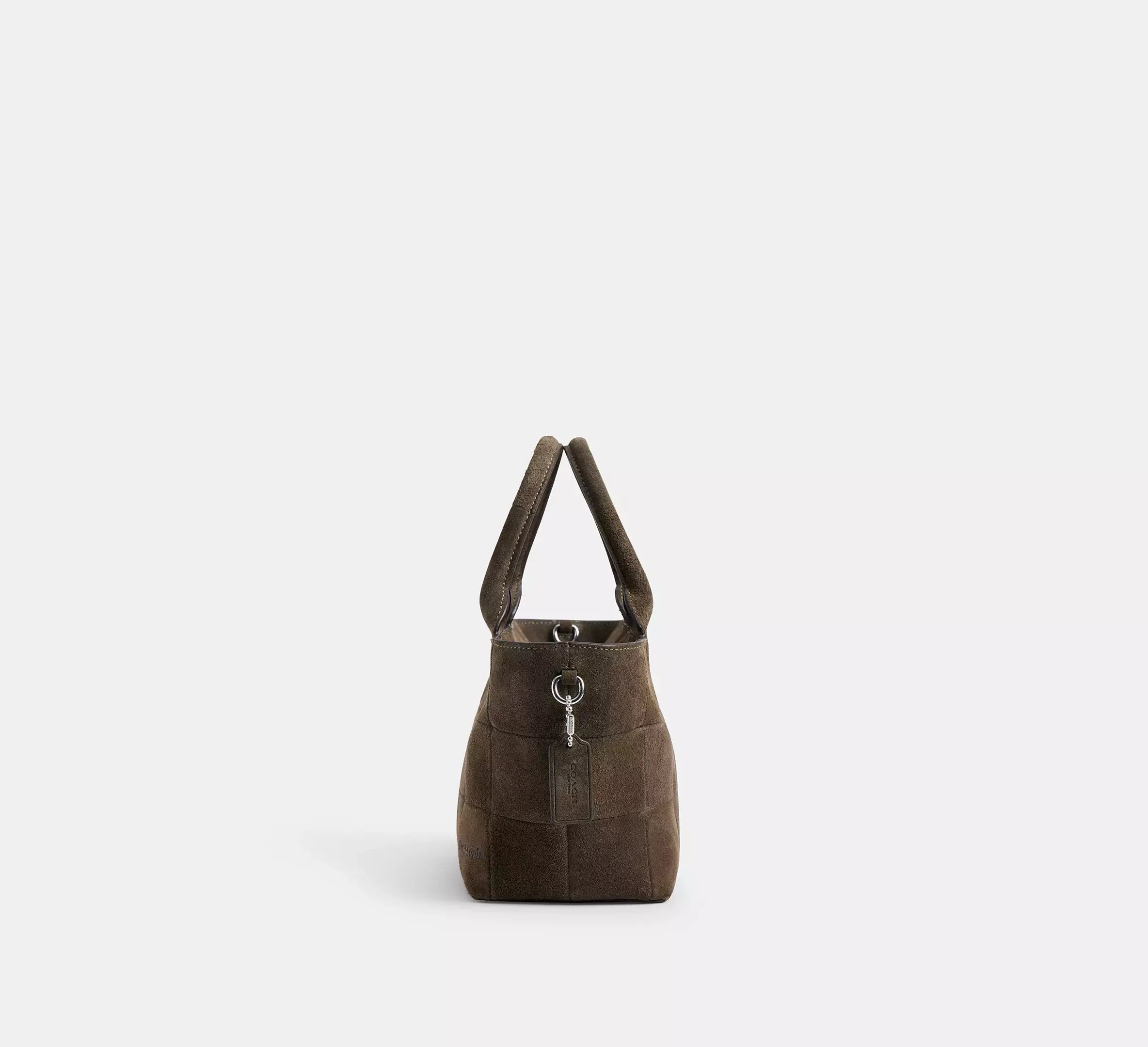 Coach Alter/Ego Small Tote Bag In Upcrafted Suede – Olive Suede - Sneaker Türkiye