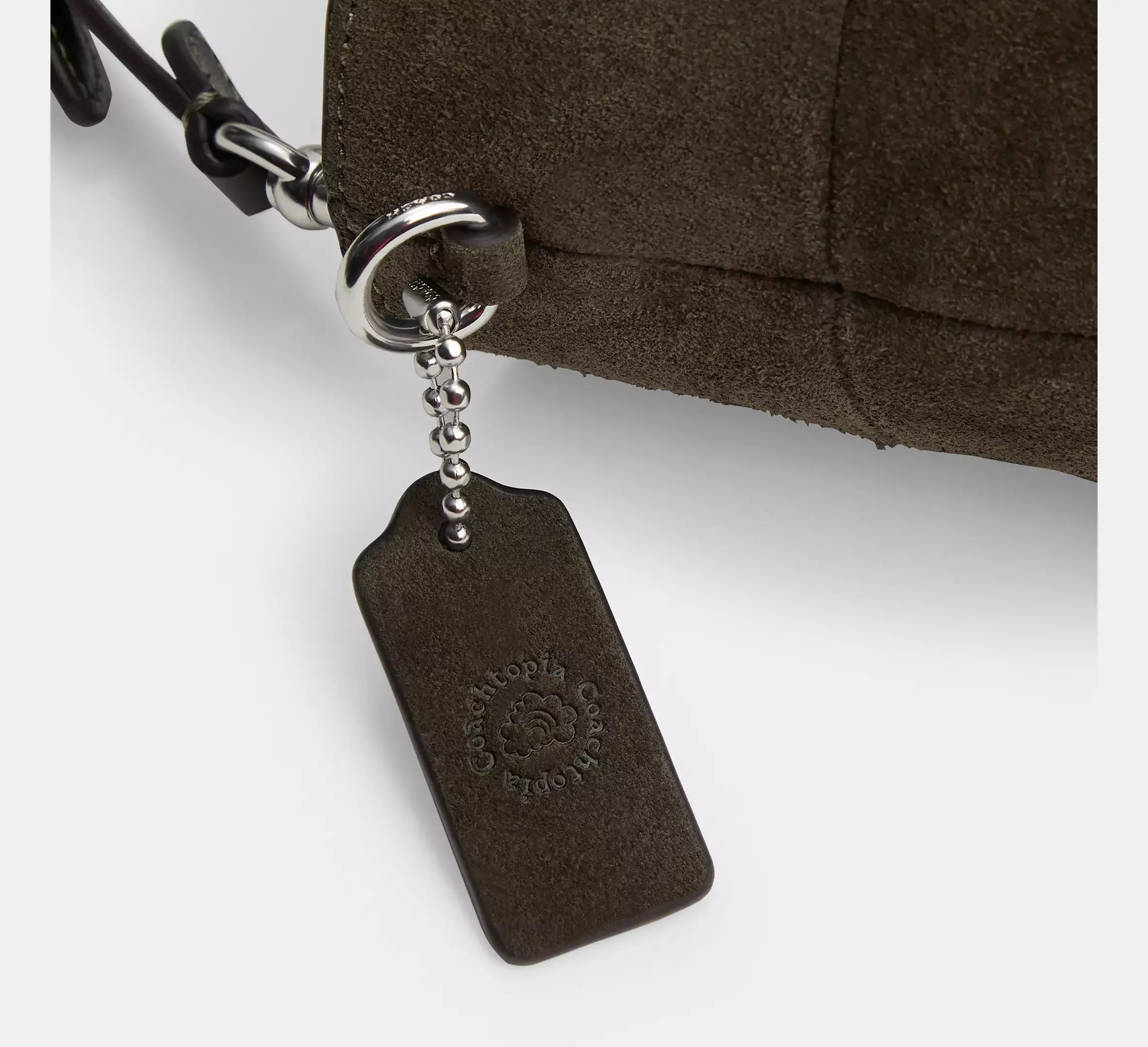 Coach Alter/Ego Small Tote Bag In Upcrafted Suede – Olive Suede - Sneaker Türkiye
