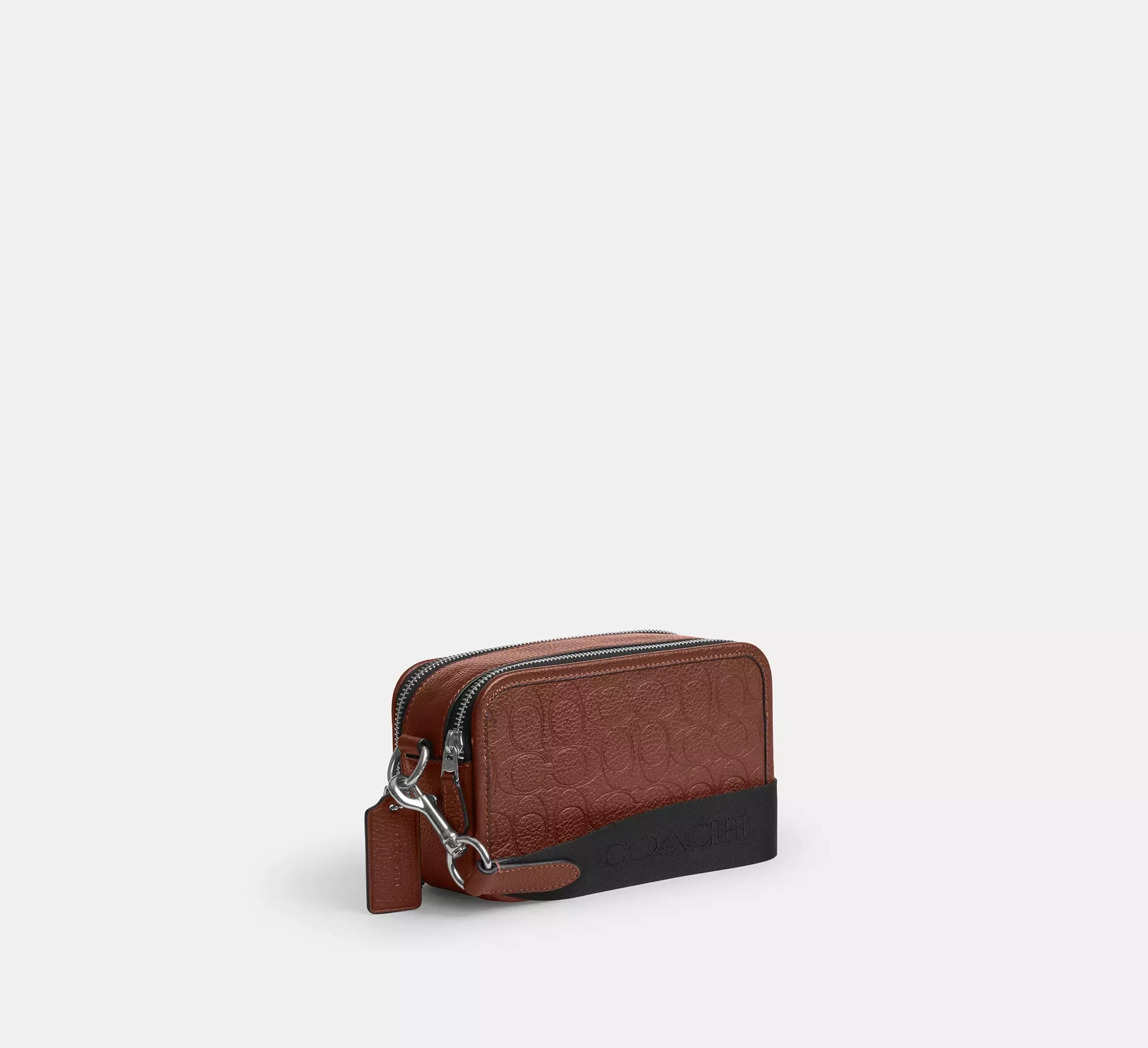 Coach Wyatt Crossbody Bag In Signature Leather – Silver - Sneaker Türkiye