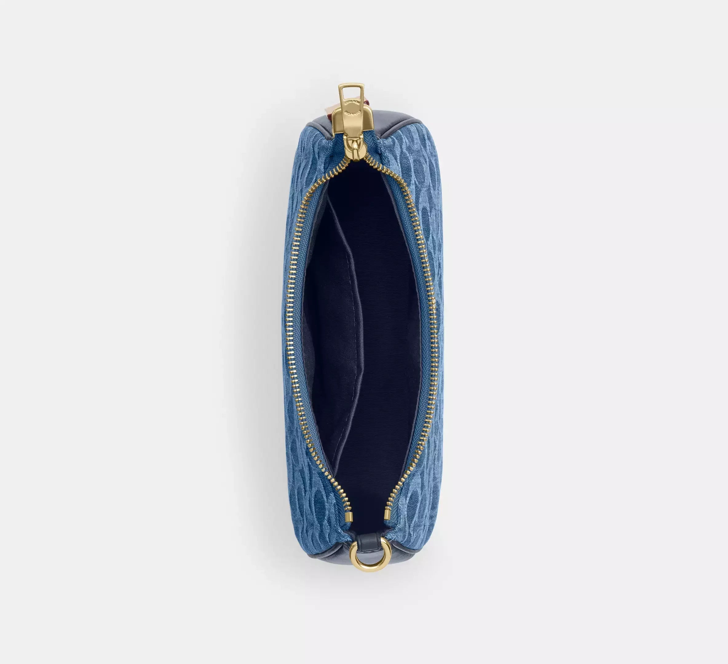 Coach Teri Shoulder Bag In Signature Denim – Gold/Indigo - Sneaker Türkiye