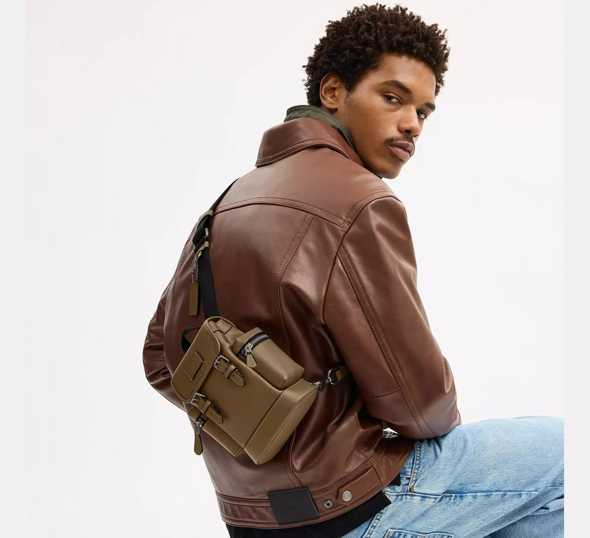 Coach Sprint Sling Pack – Gunmetal/Green - Sneaker Türkiye