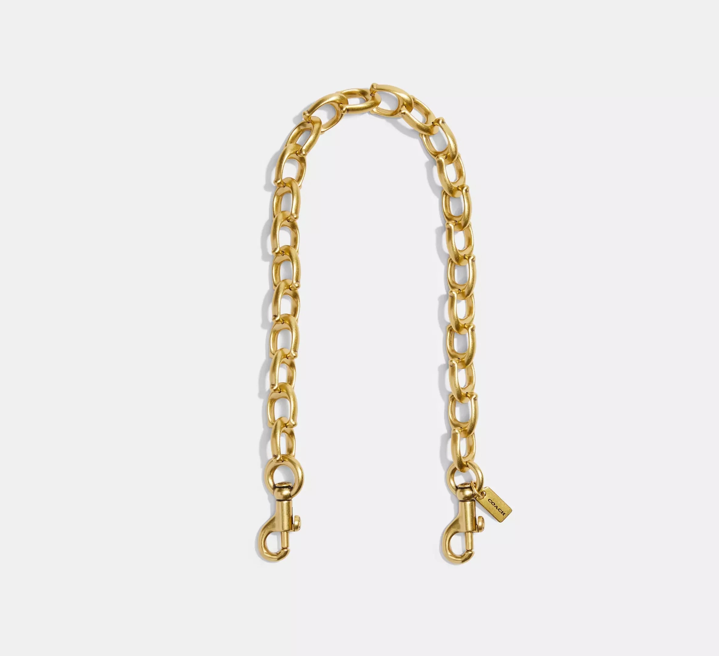 Coach Signature Link Chain Strap – Metal/Brass - Sneaker Türkiye