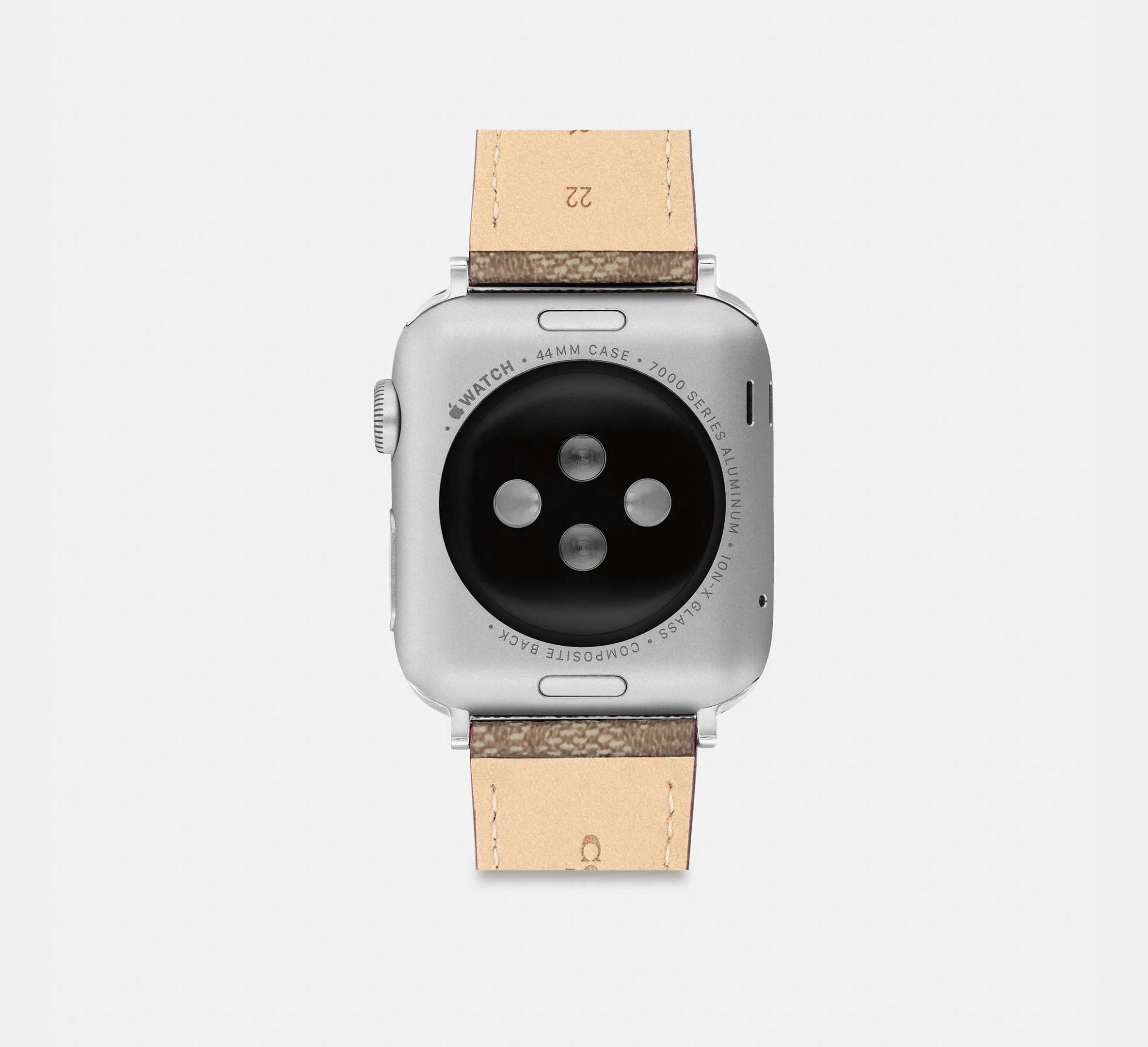 Coach Apple Watch® Strap, 42 Mm And 44 Mm – Khaki - Sneaker Türkiye