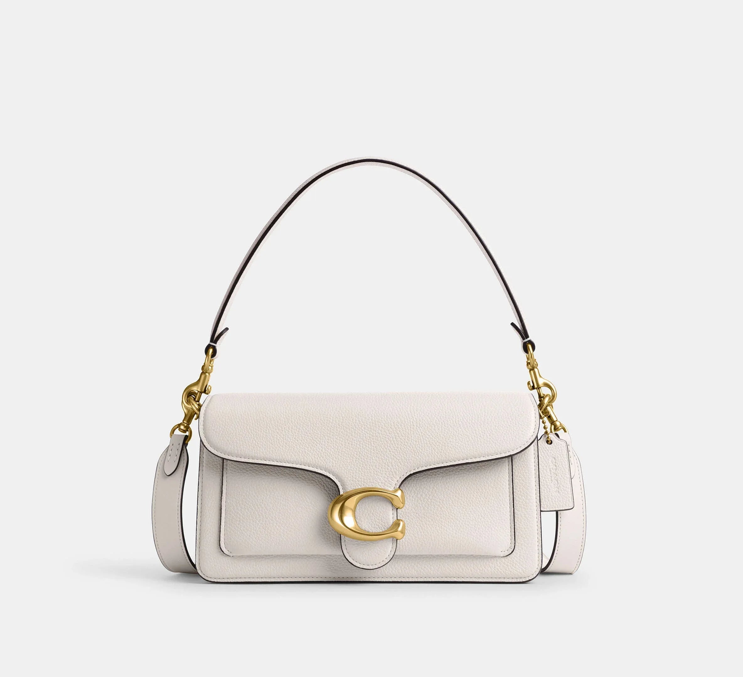 Coach Tabby Shoulder Bag 26 – Brass/Chalk - Sneaker Türkiye
