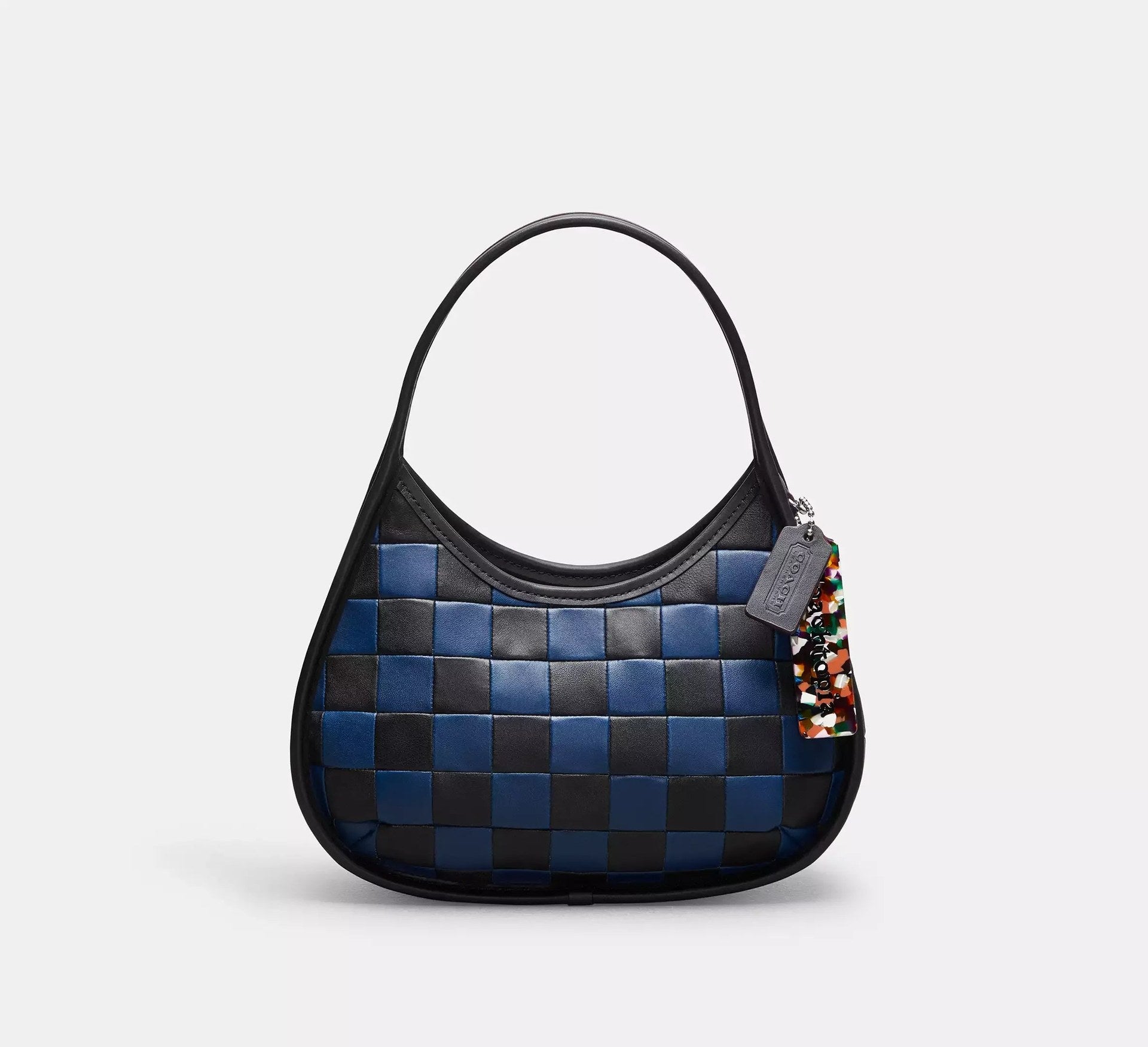 Coach Ergo Bag In Checkerboard Upcrafted Leather – Midnight Navy/Black - Sneaker Türkiye