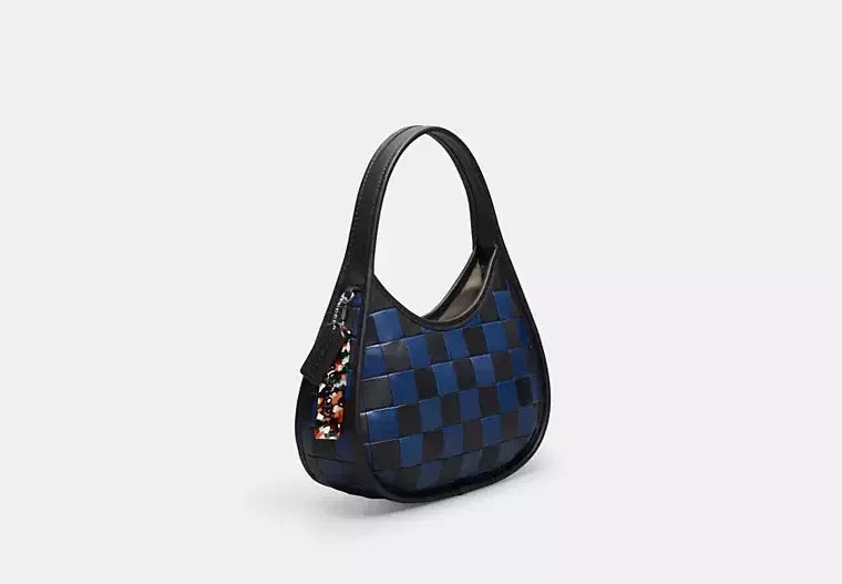 Coach Ergo Bag In Checkerboard Upcrafted Leather – Midnight Navy/Black - Sneaker Türkiye