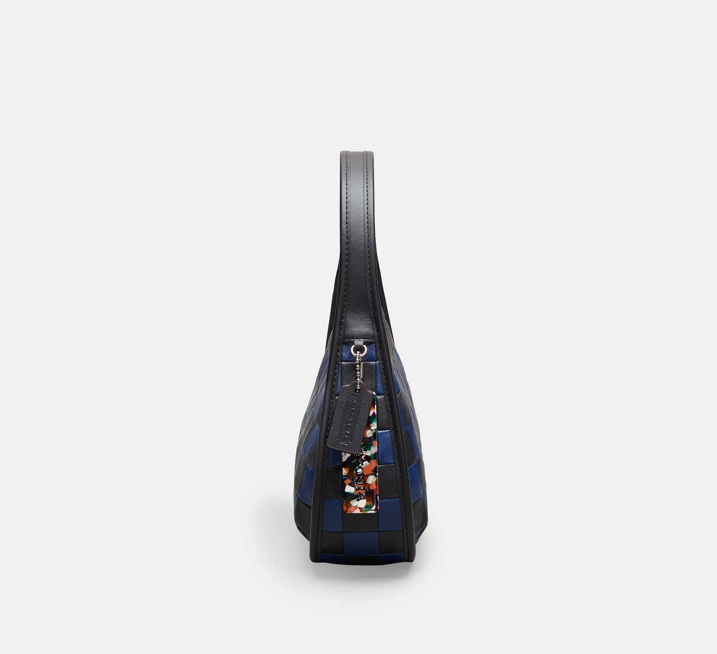 Coach Ergo Bag In Checkerboard Upcrafted Leather – Midnight Navy/Black - Sneaker Türkiye
