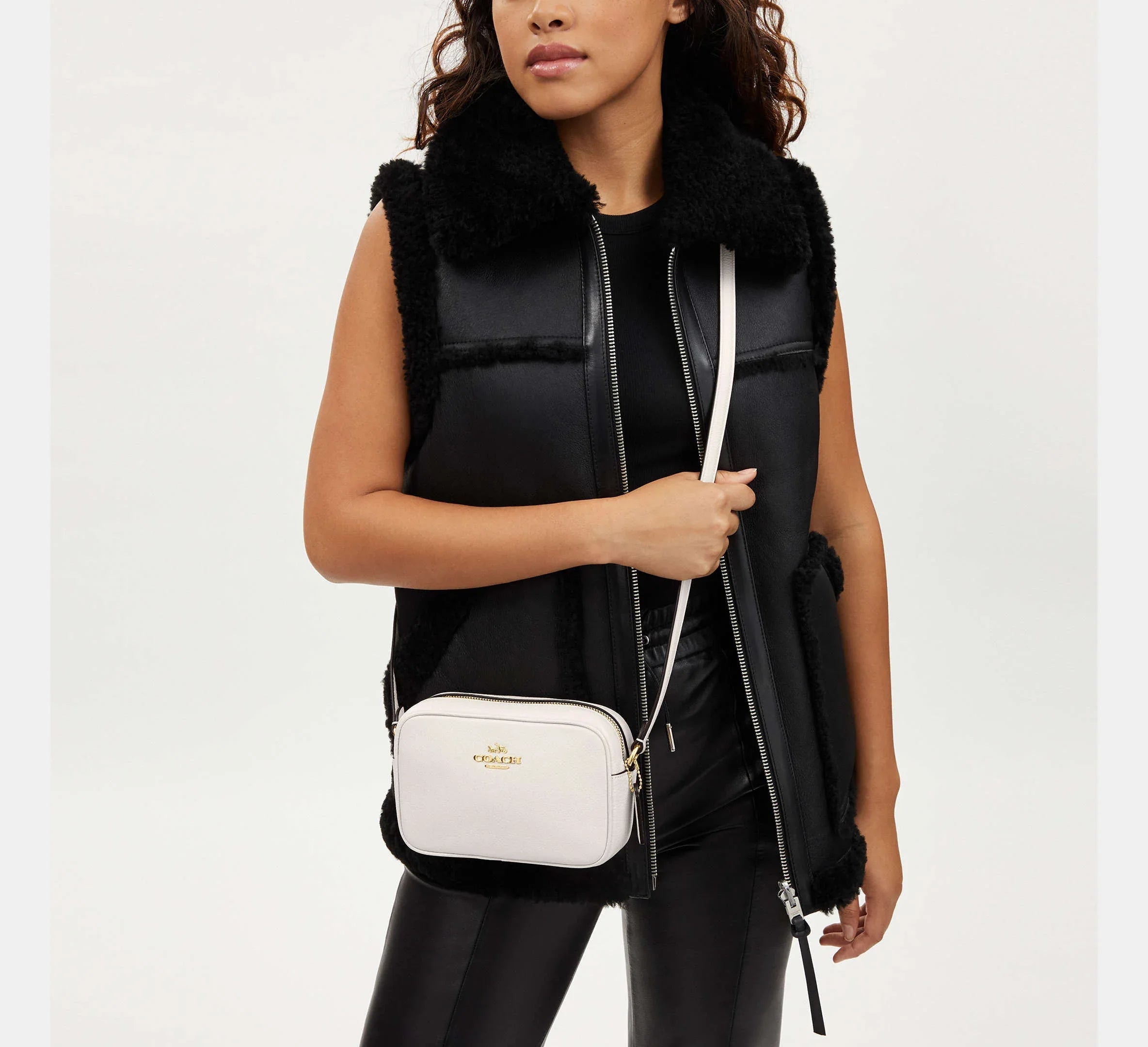 Coach Mini Jamie Camera Bag – Gold/Chalk - Sneaker Türkiye