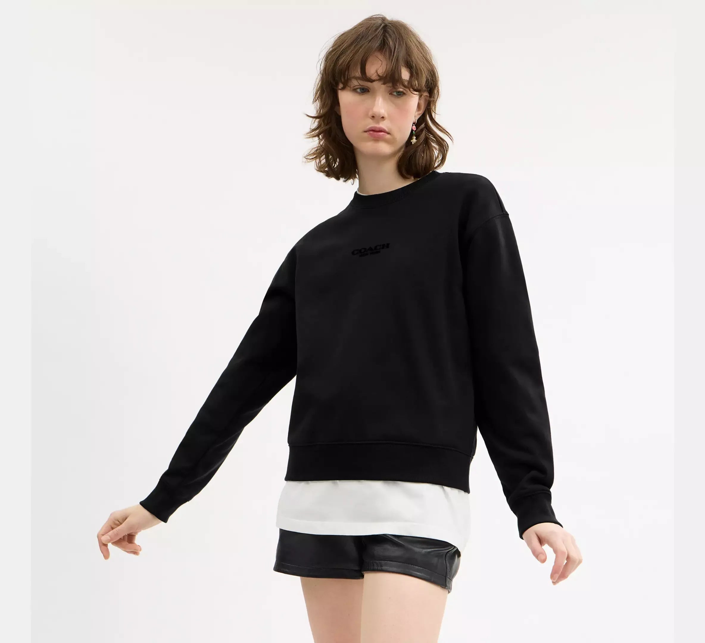 Coach Crewneck – Black - Sneaker Türkiye