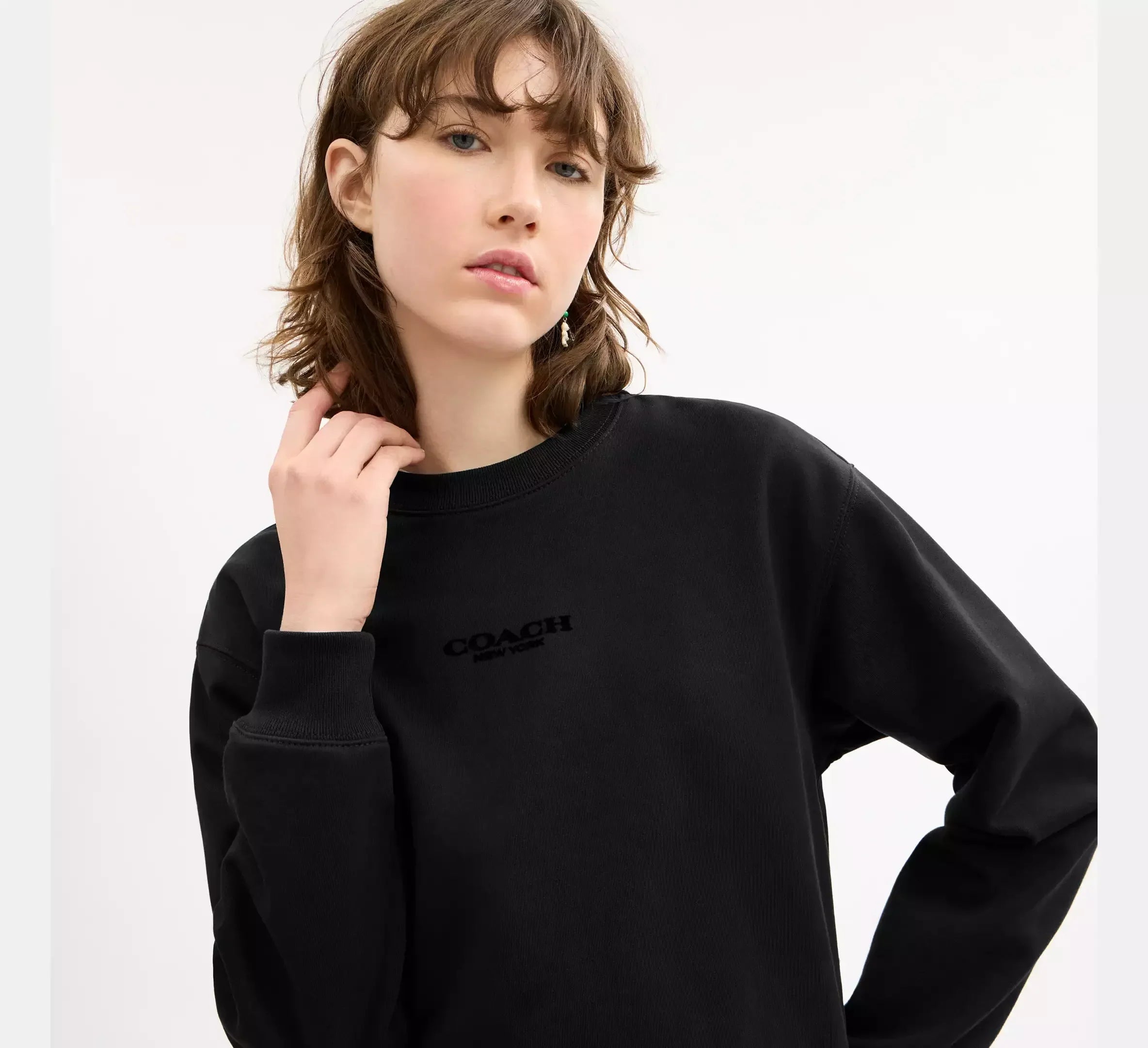 Coach Crewneck – Black - Sneaker Türkiye