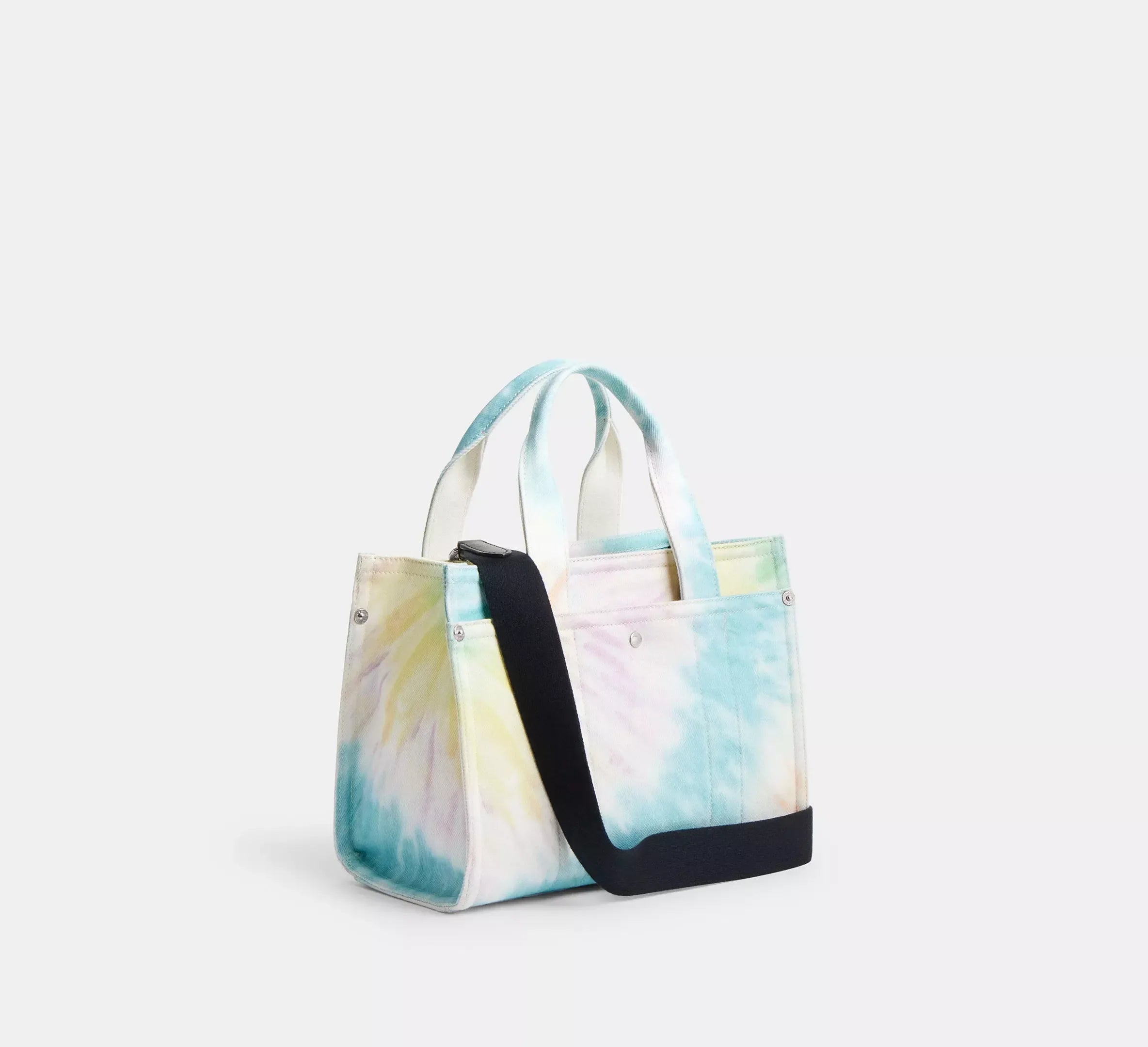 Coach Cargo Tote Bag 26 With Rainbow Tie-Dye Print – Silver/Multi - Sneaker Türkiye