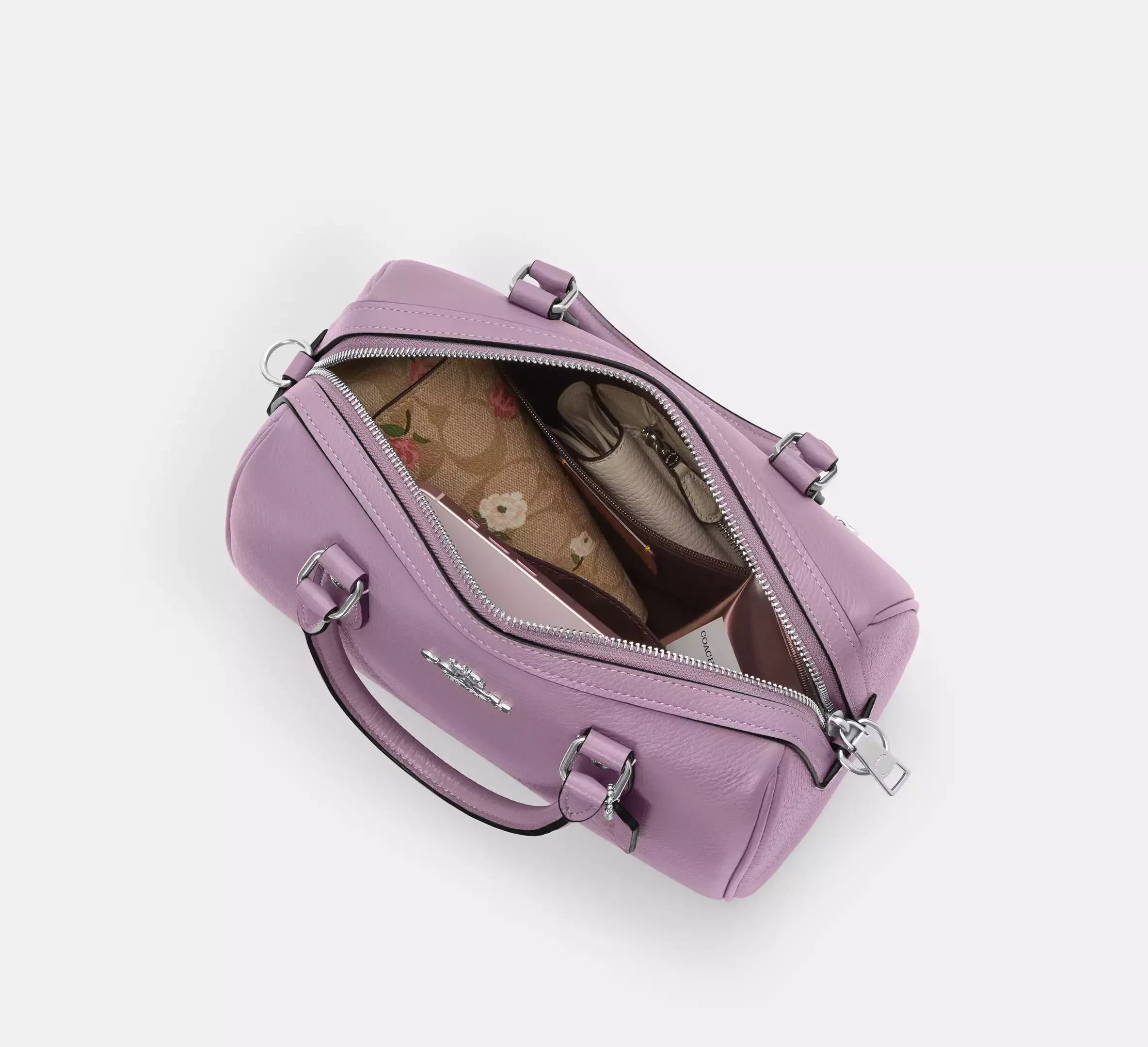 Coach Rowan Satchel Bag – Silver/Jasmine - Sneaker Türkiye