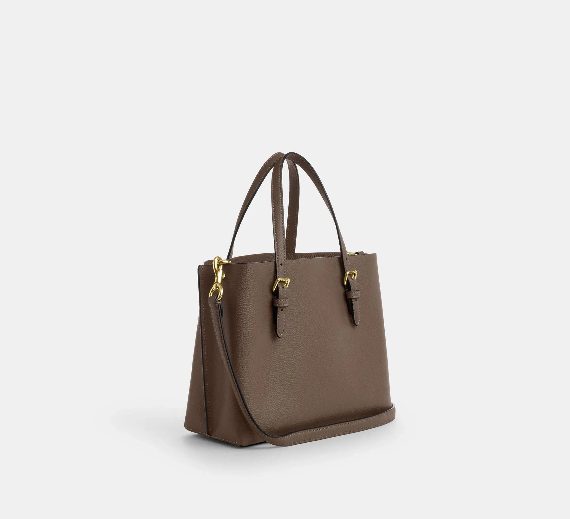 Coach Mollie Tote Bag 25 – Gold/Dark Stone - Sneaker Türkiye
