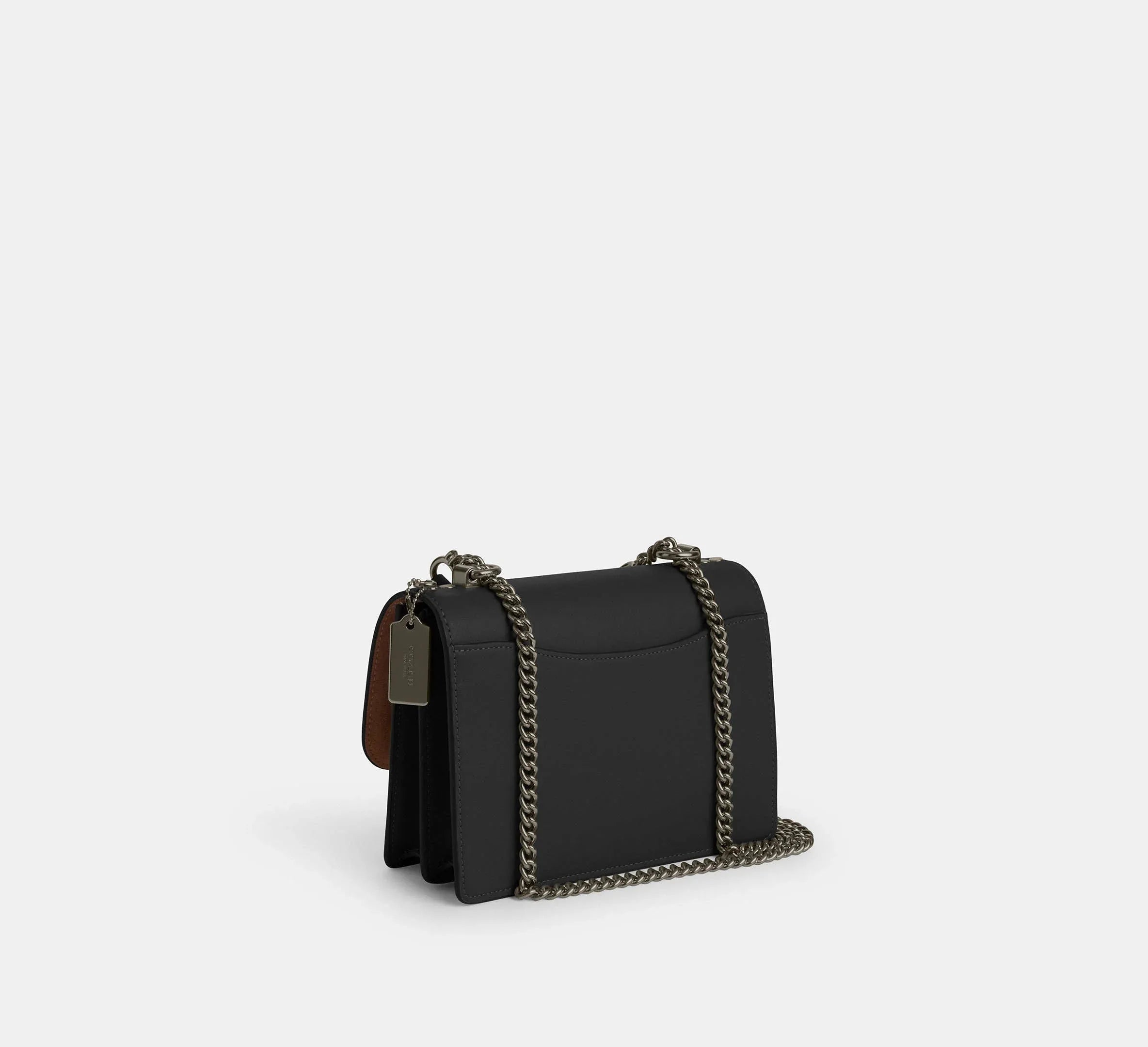 Coach Klare Crossbody Bag In Signature – Gunmetal/Charcoal/Black - Sneaker Türkiye