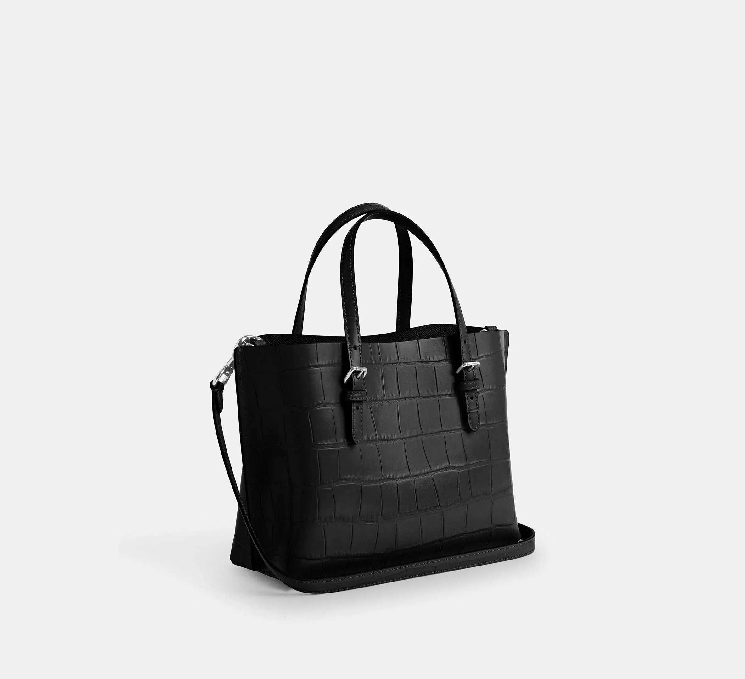 Coach Mollie Tote Bag 25-Silver/Black - Sneaker Türkiye