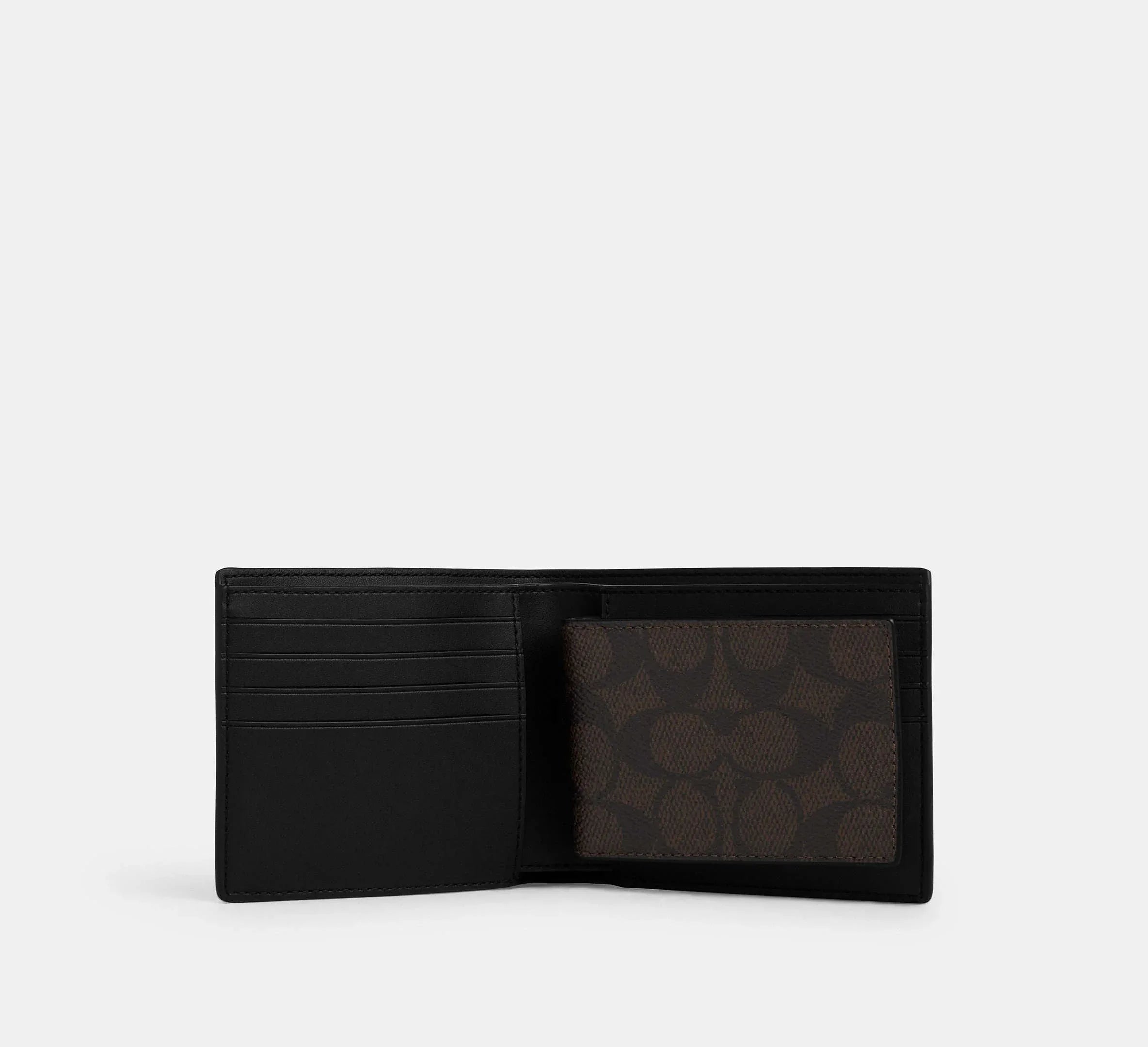 Coach 3 In 1 Wallet Gift Set In Signature Qb/Walnut/Black - Sneaker Türkiye