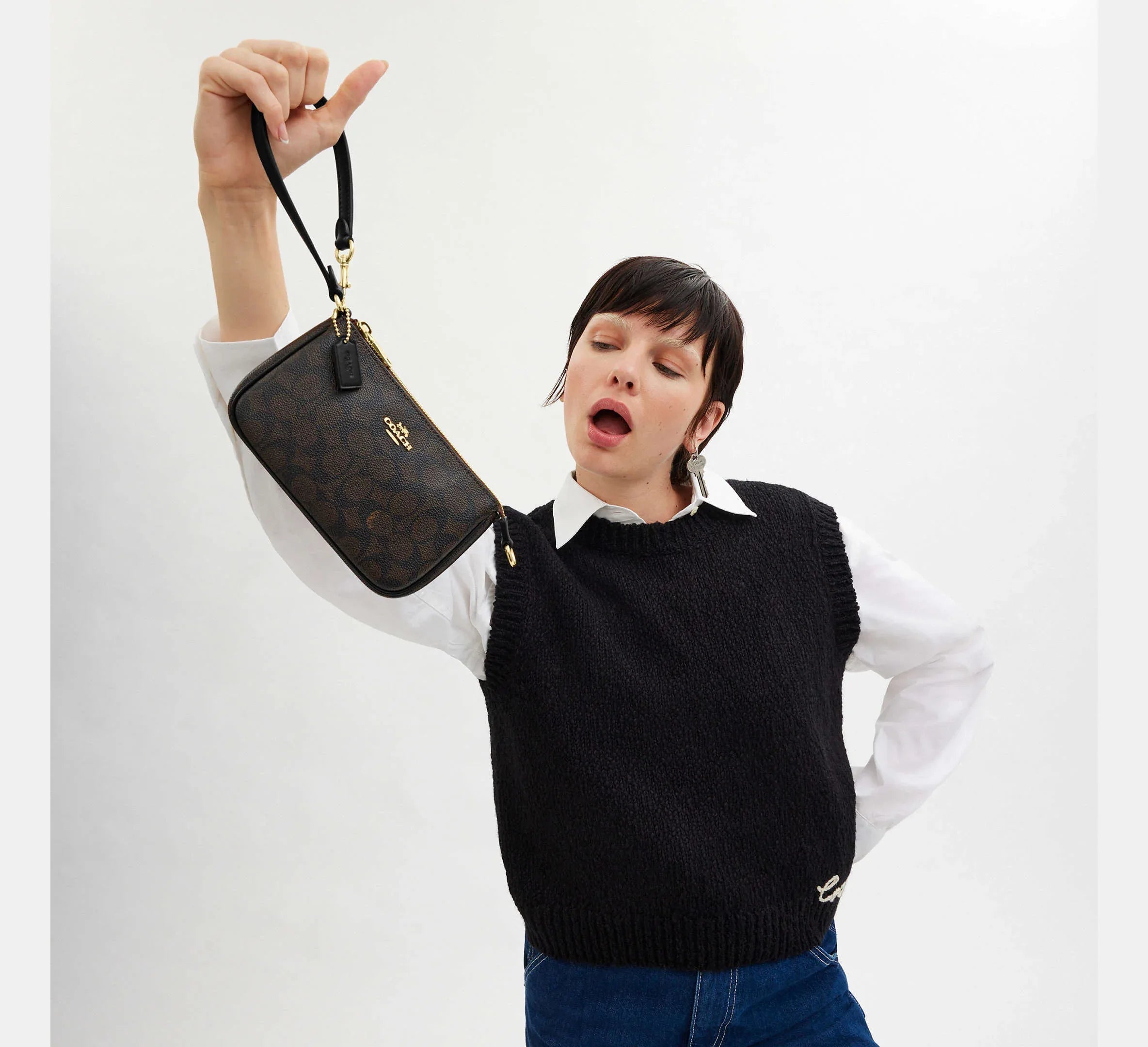 Coach Nolita 19 In Signature – Gold/Walnut/Black - Sneaker Türkiye