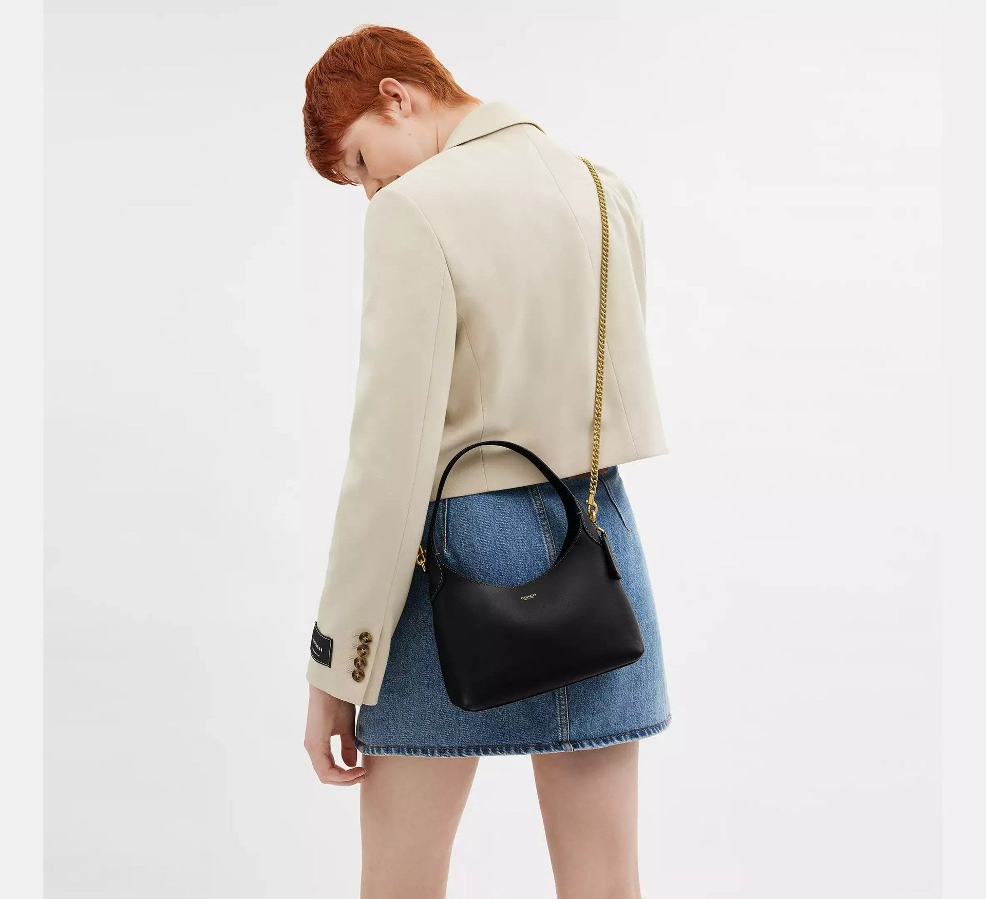 Coach Brooklyn Shoulder Bag 23 SEZON – Brass/Black - Sneaker Türkiye