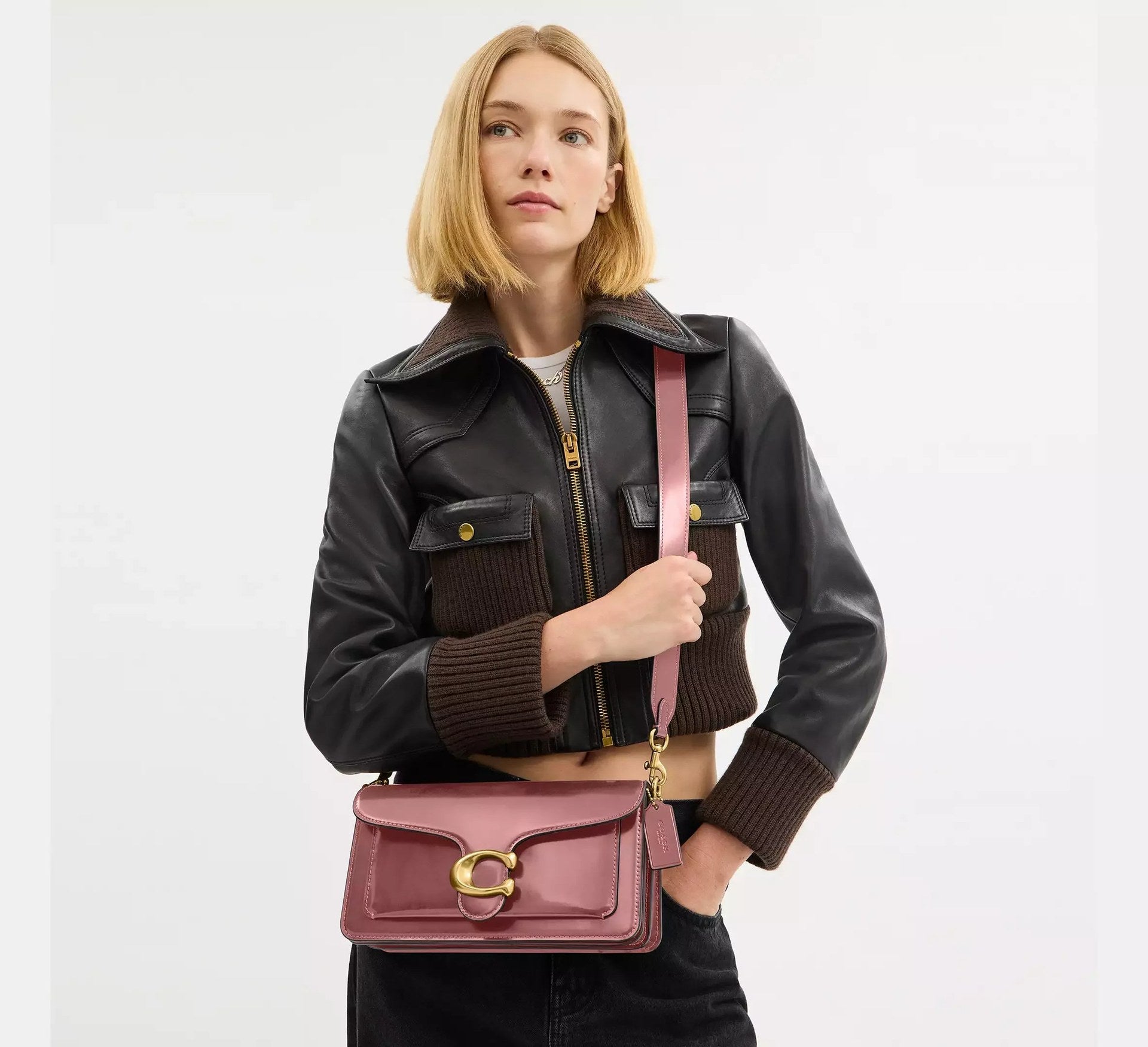 Coach Tabby Shoulder Bag 26 – Brass/Peony - Sneaker Türkiye