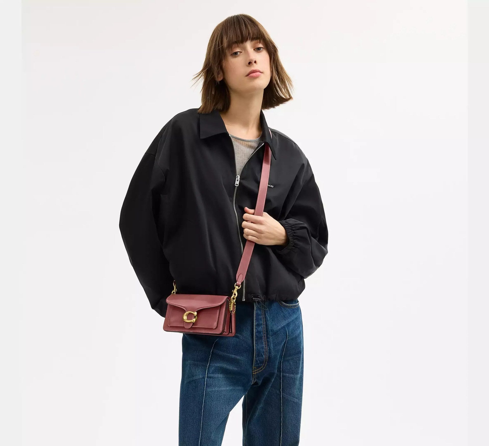 Coach Tabby Shoulder Bag 20 – Brass/Peony - Sneaker Türkiye