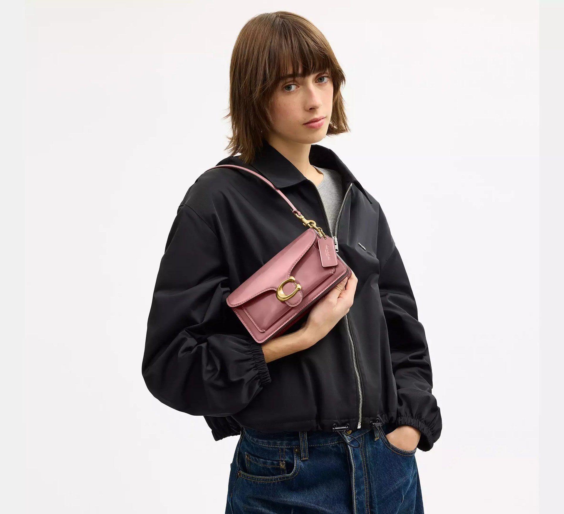 Coach Tabby Shoulder Bag 20 – Brass/Peony - Sneaker Türkiye