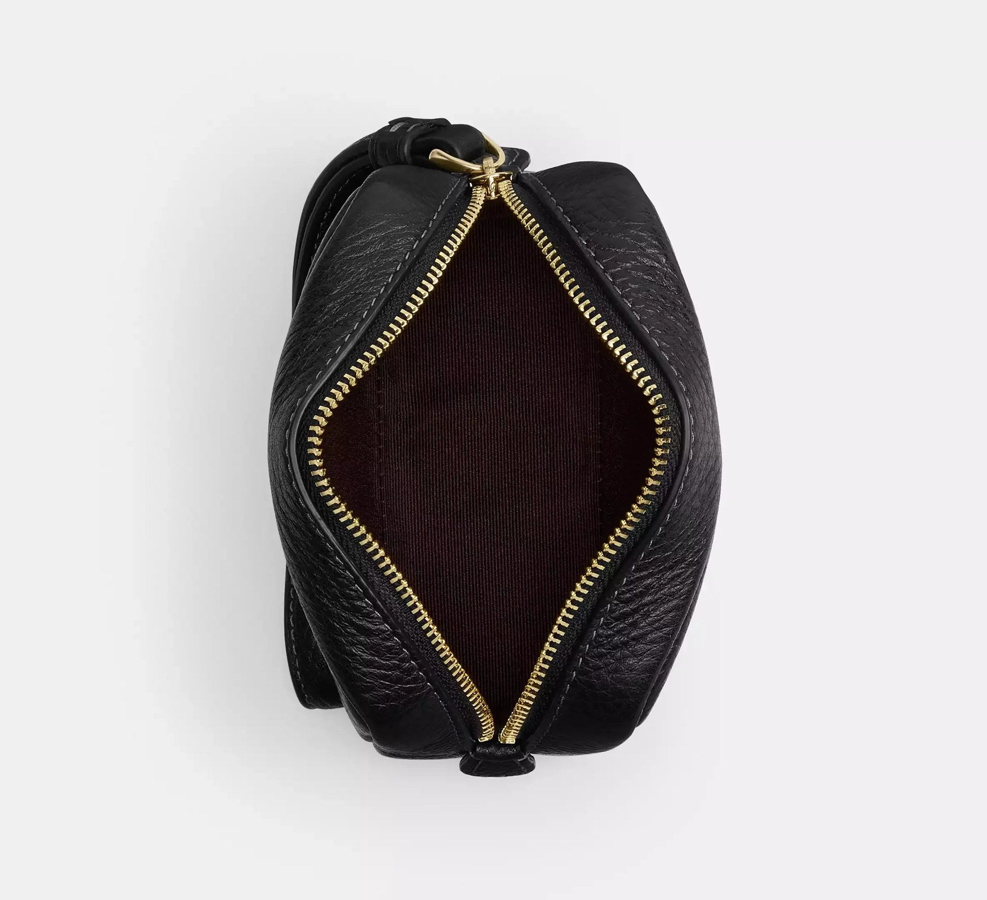 Coach Pouch Wristlet – Gold/Black - Sneaker Türkiye