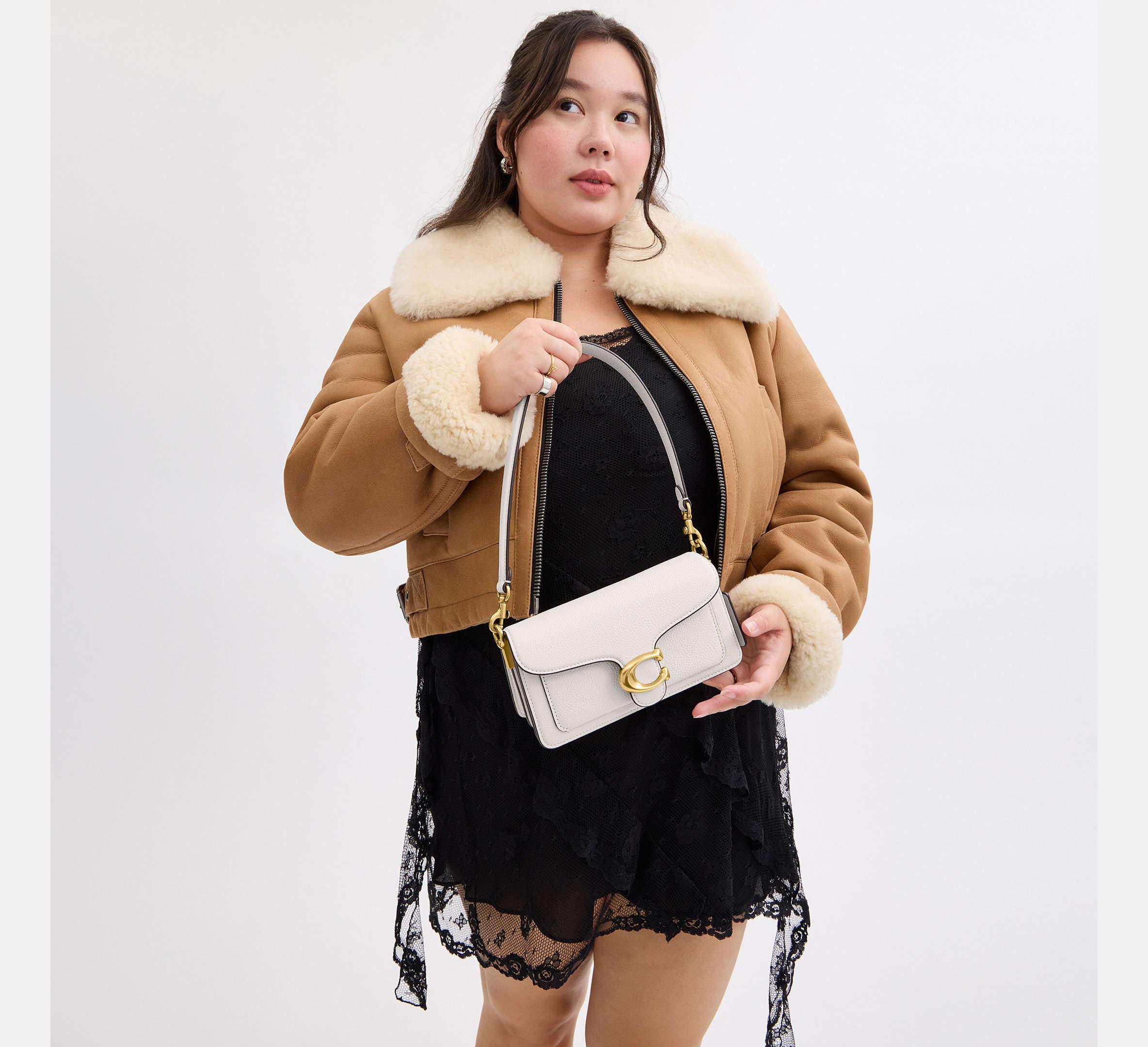 Coach Tabby Shoulder Bag 20 – Brass/Chalk - Sneaker Türkiye
