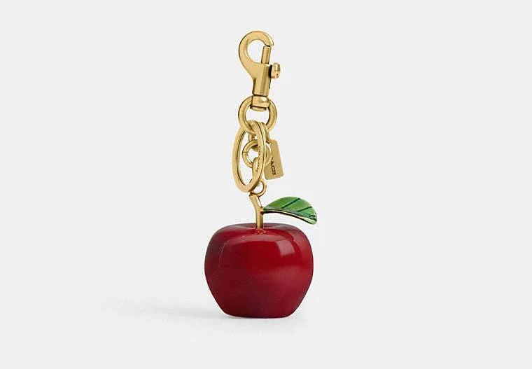 Coach Small Apple Bag Charm – Brass/Multi - Sneaker Türkiye