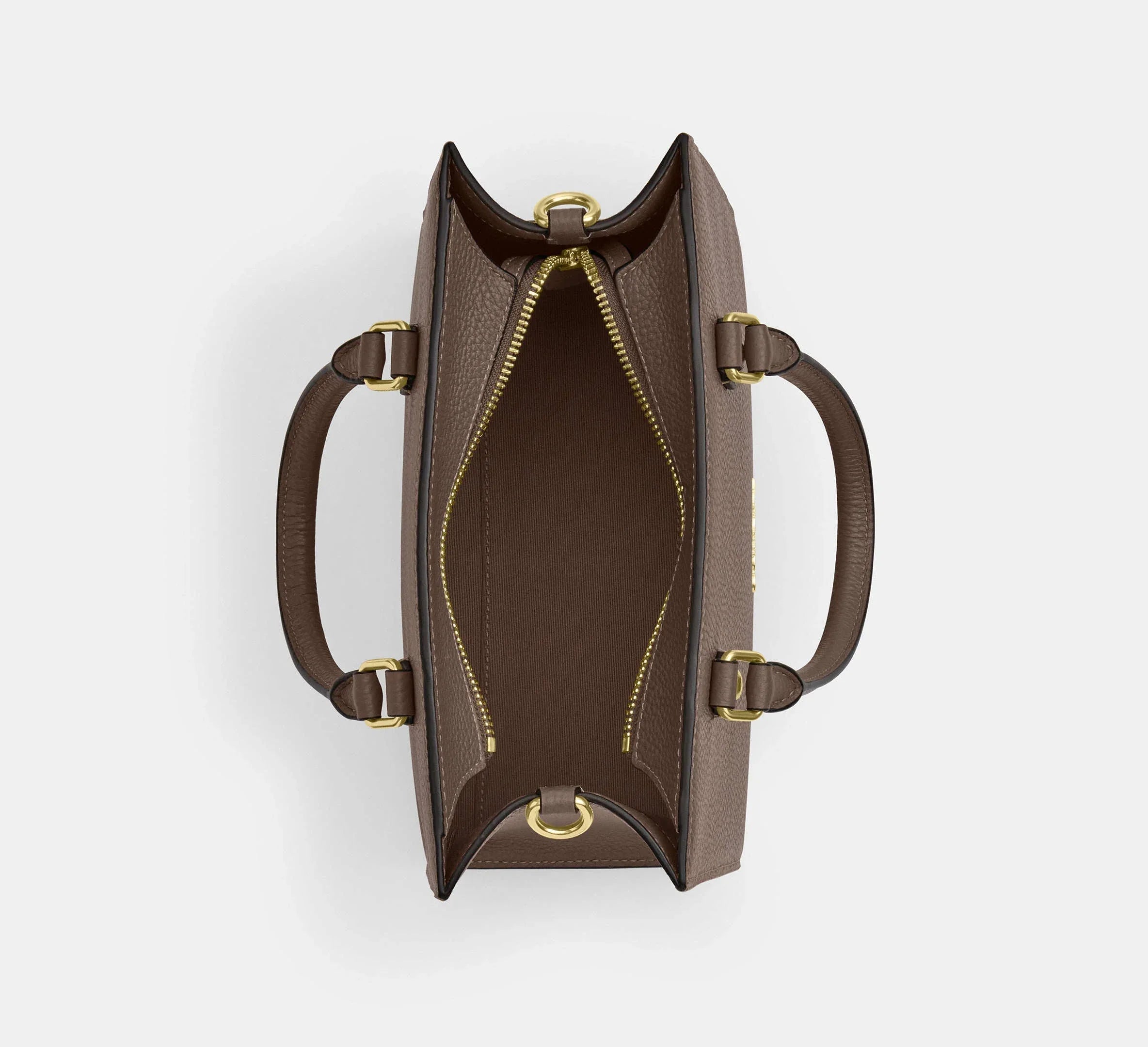 Coach Maggie Small Tote Bag – Gold/Dark Stone - Sneaker Türkiye