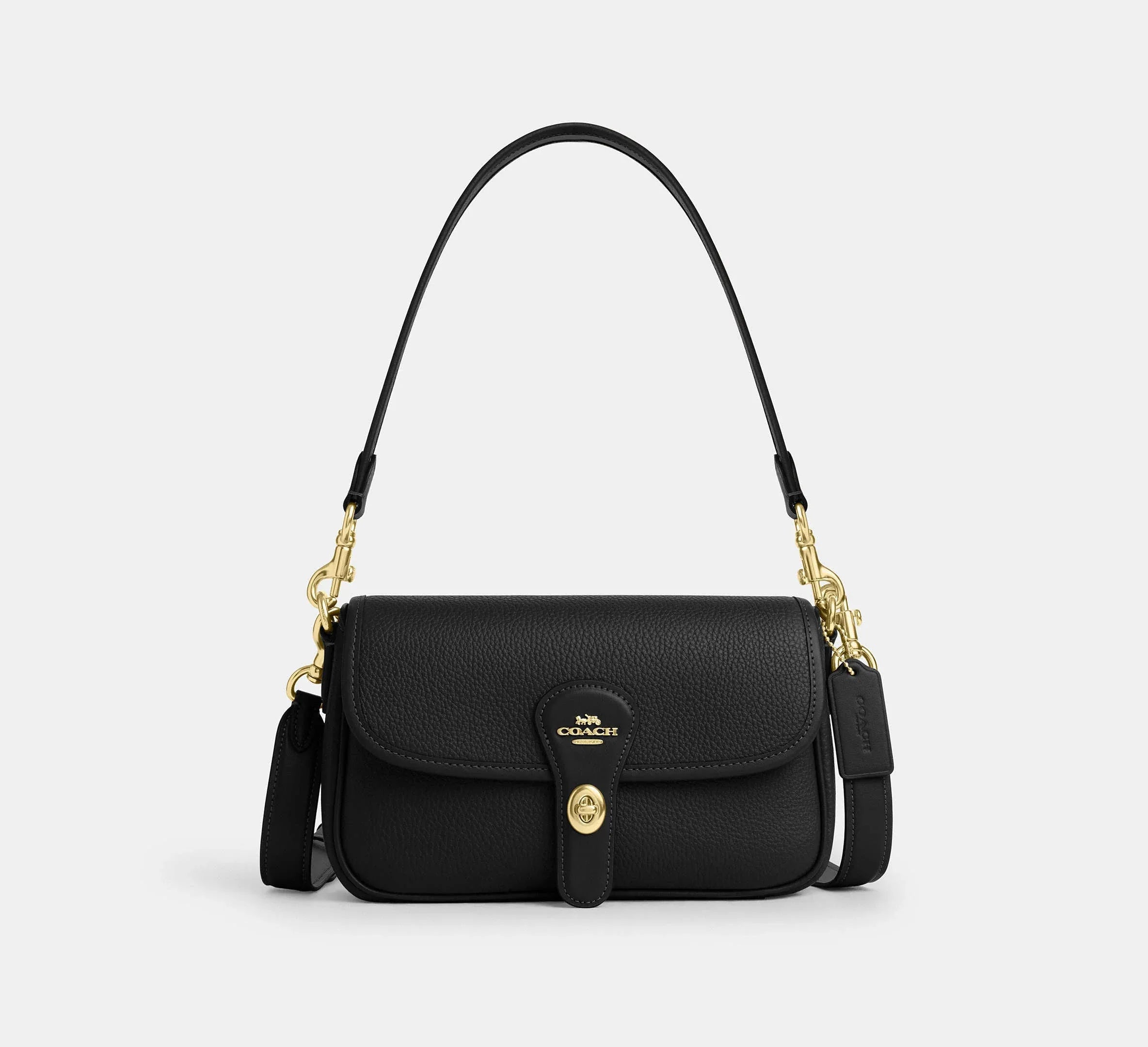 Coach Hadley Shoulder Bag – Gold/Black - Sneaker Türkiye