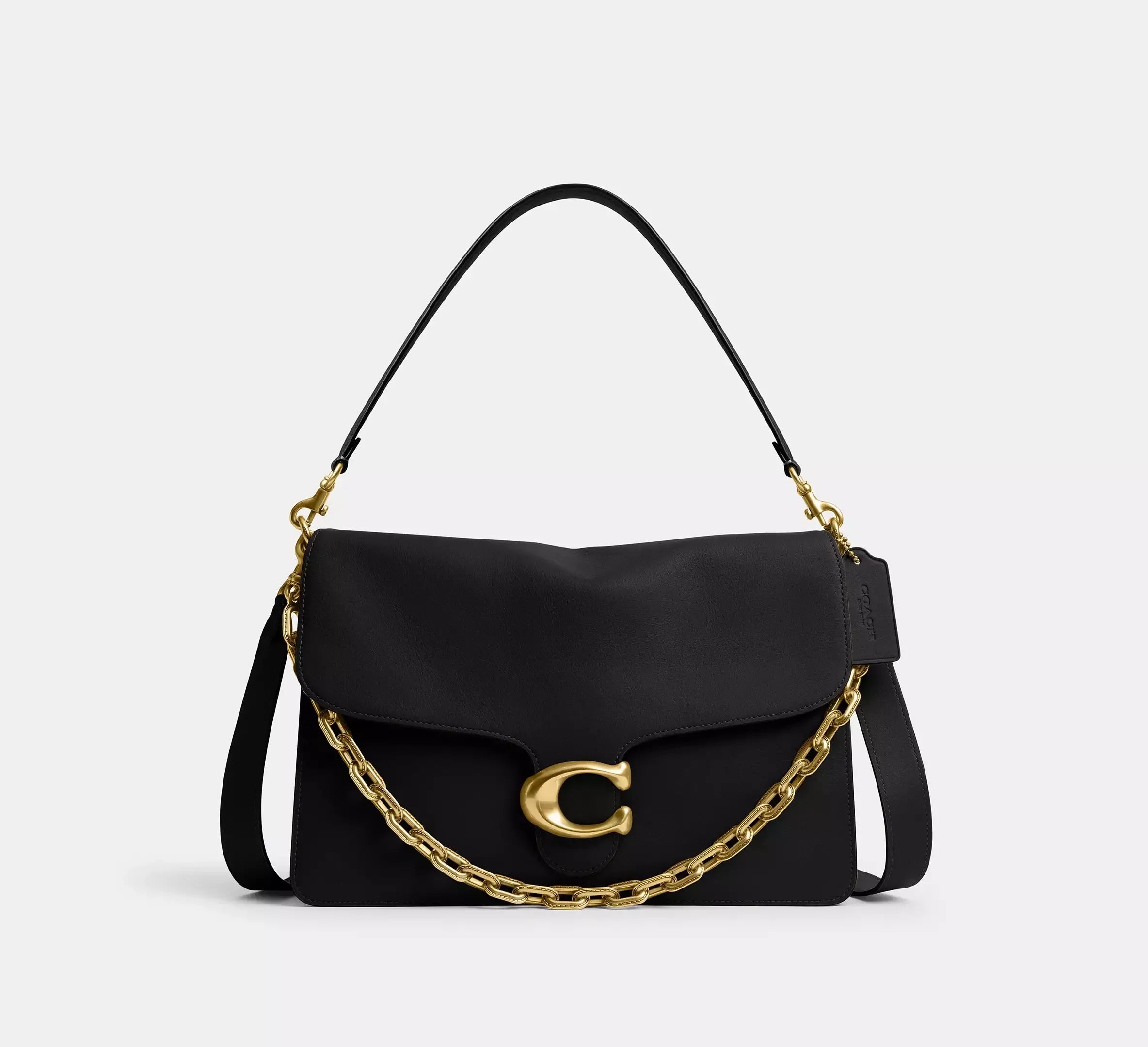 Coach Chain Tabby Shoulder Bag 35 – Brass/Black - Sneaker Türkiye