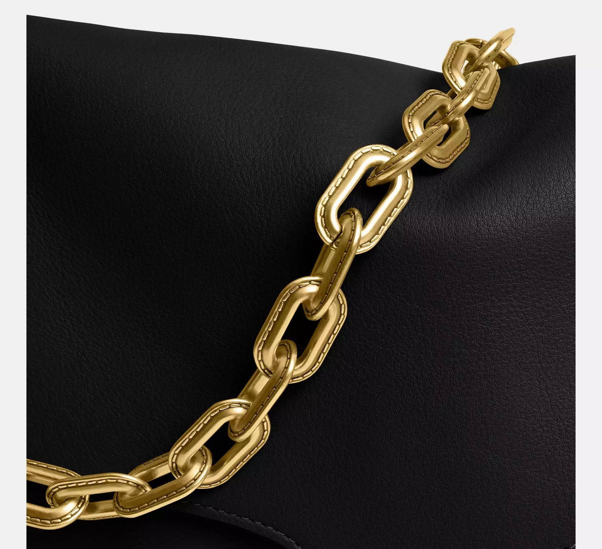 Coach Chain Tabby Shoulder Bag 35 – Brass/Black - Sneaker Türkiye
