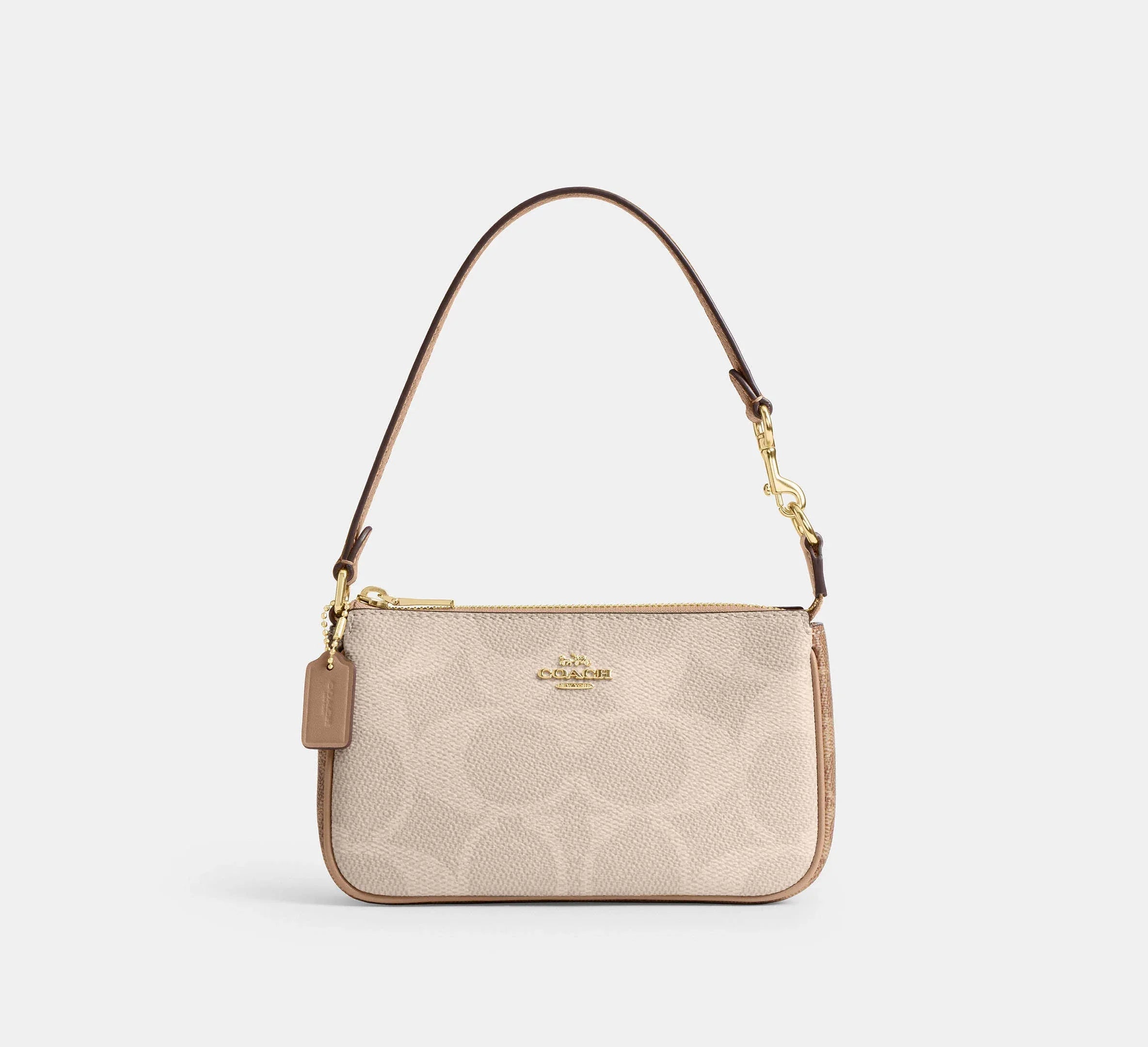 Coach Nolita 19 In Blocked Signature – Gold/Sand/Tan - Sneaker Türkiye