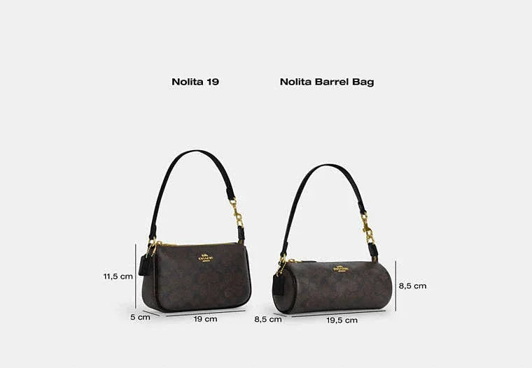 Coach Nolita 19 In Signature Canvas-Gold/White/Chalk - Sneaker Türkiye