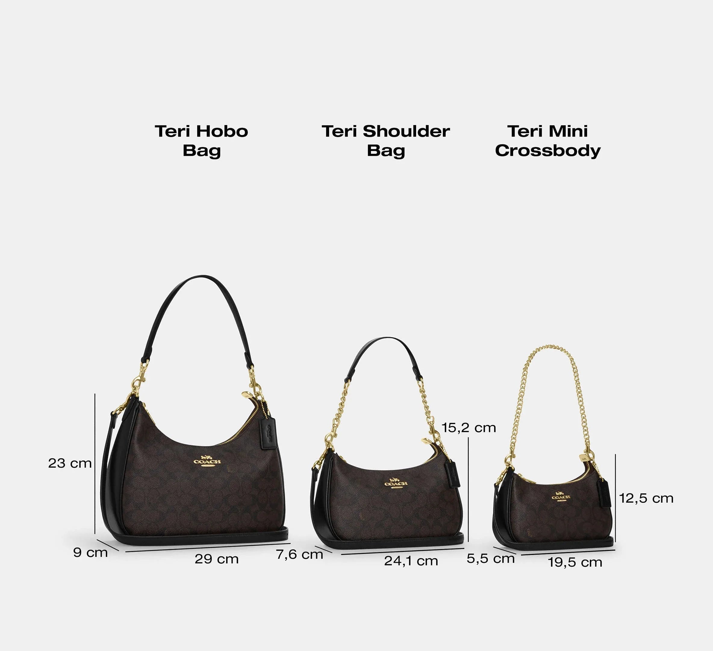 Coach Teri Hobo Bag In Signature – Silver/Sand/Taupe - Sneaker Türkiye