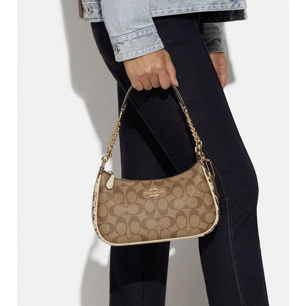 Coach Teri Shoulder Leather Bag - Sneaker Türkiye