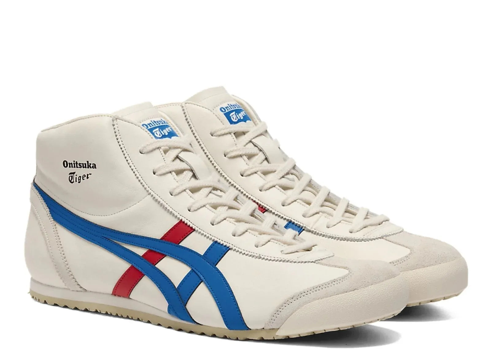 Onitsuka Tiger Mexico Mid Runner Cream Directoire Blue - Sneaker Türkiye